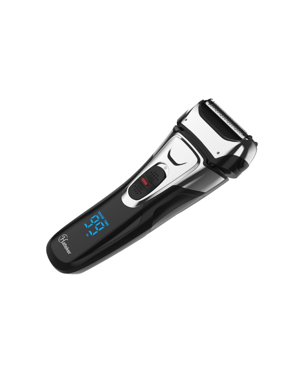 Electric foil shaver with charging cable