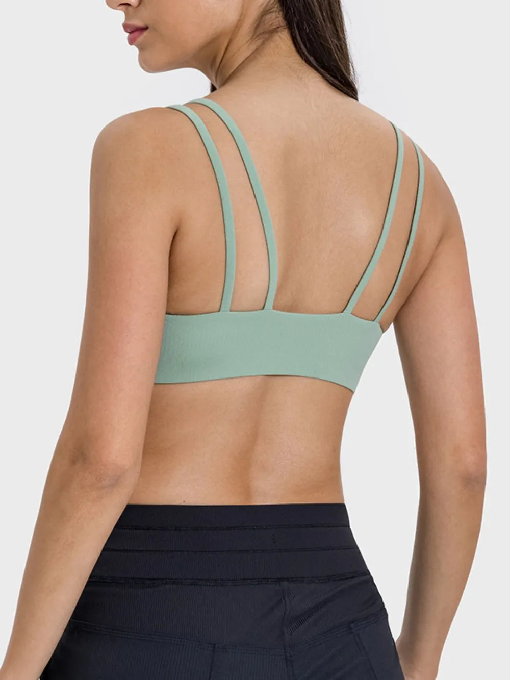 Millennia Scoop Neck Double Strap Active Cami - Fashorio