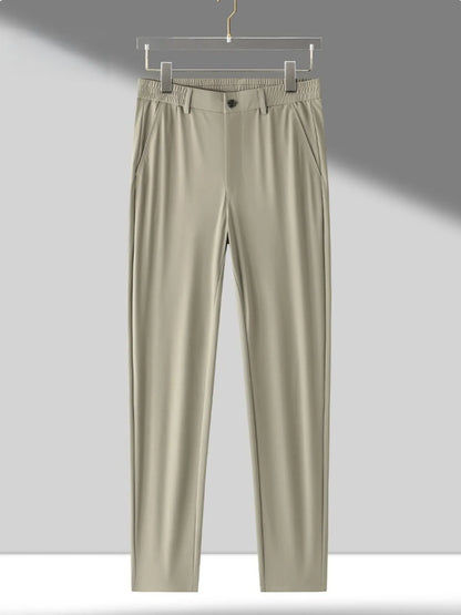 Men's Plus Size Wide Leg Pants Khaki - Fashorio