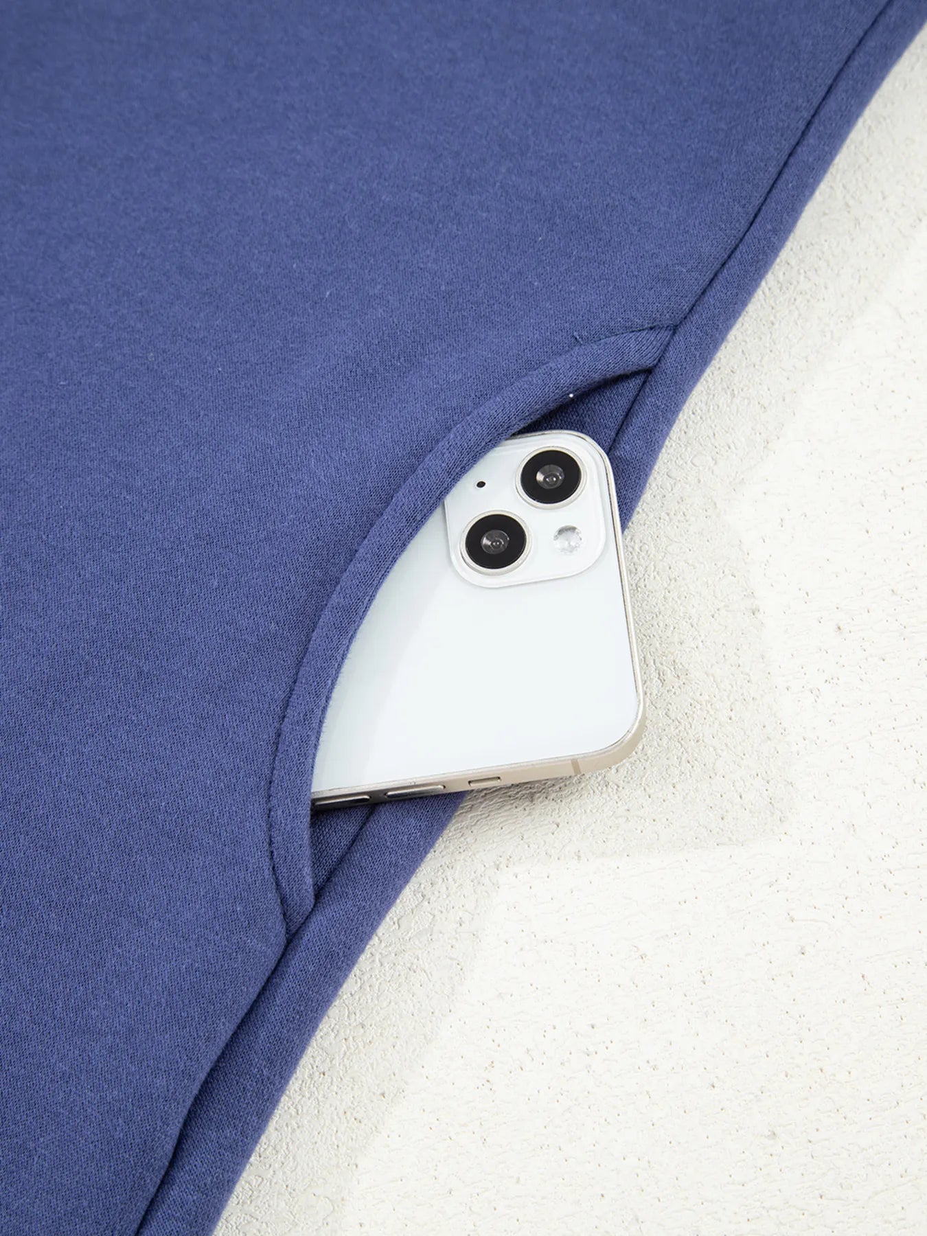 Fleece Lined Adjustable Drawstring Oversize Tunic Hoodie - Fashorio