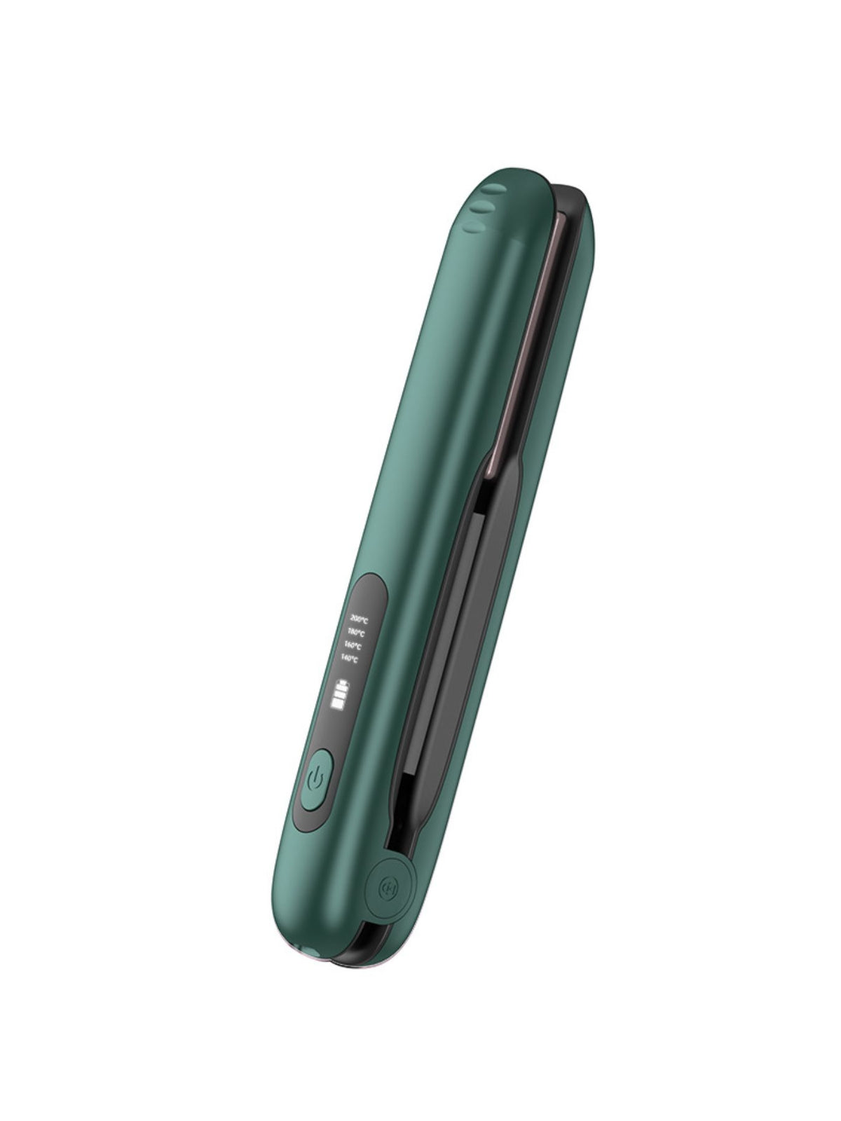 Cordless straightener smoothing strands
