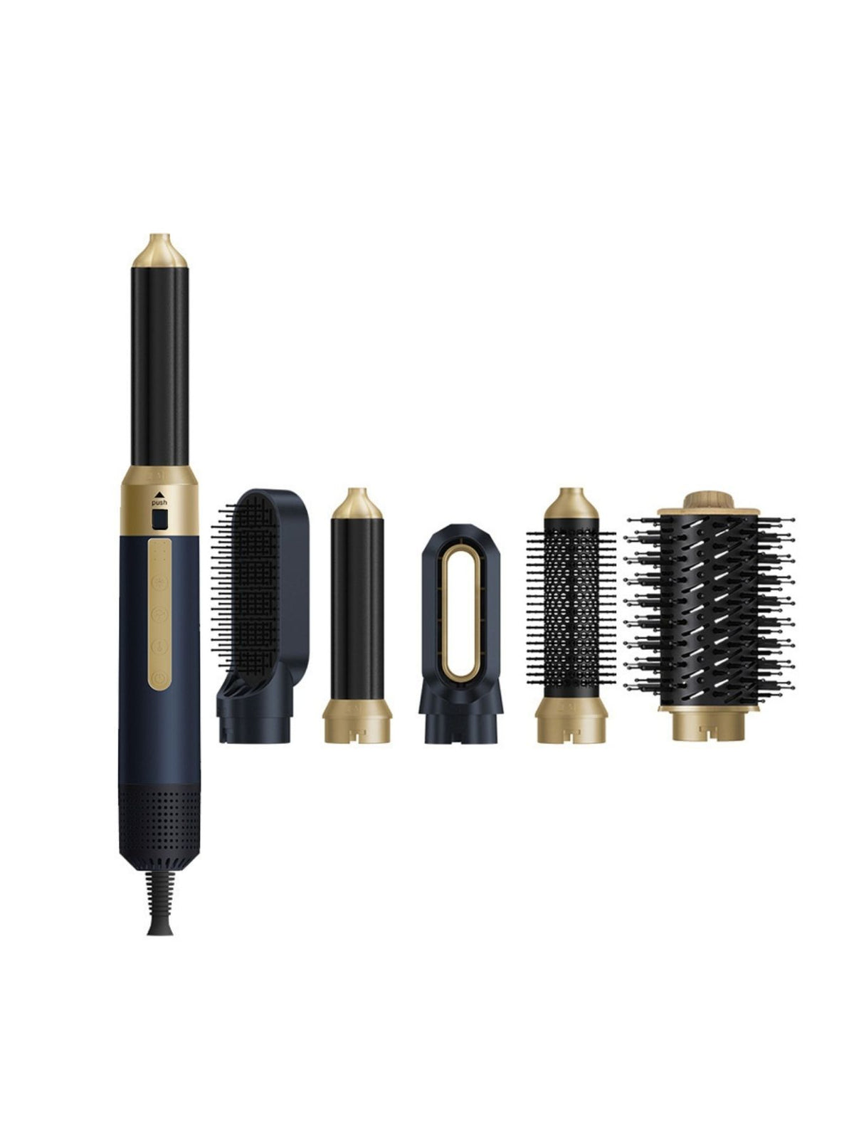 Hot air brush complete kit layout
