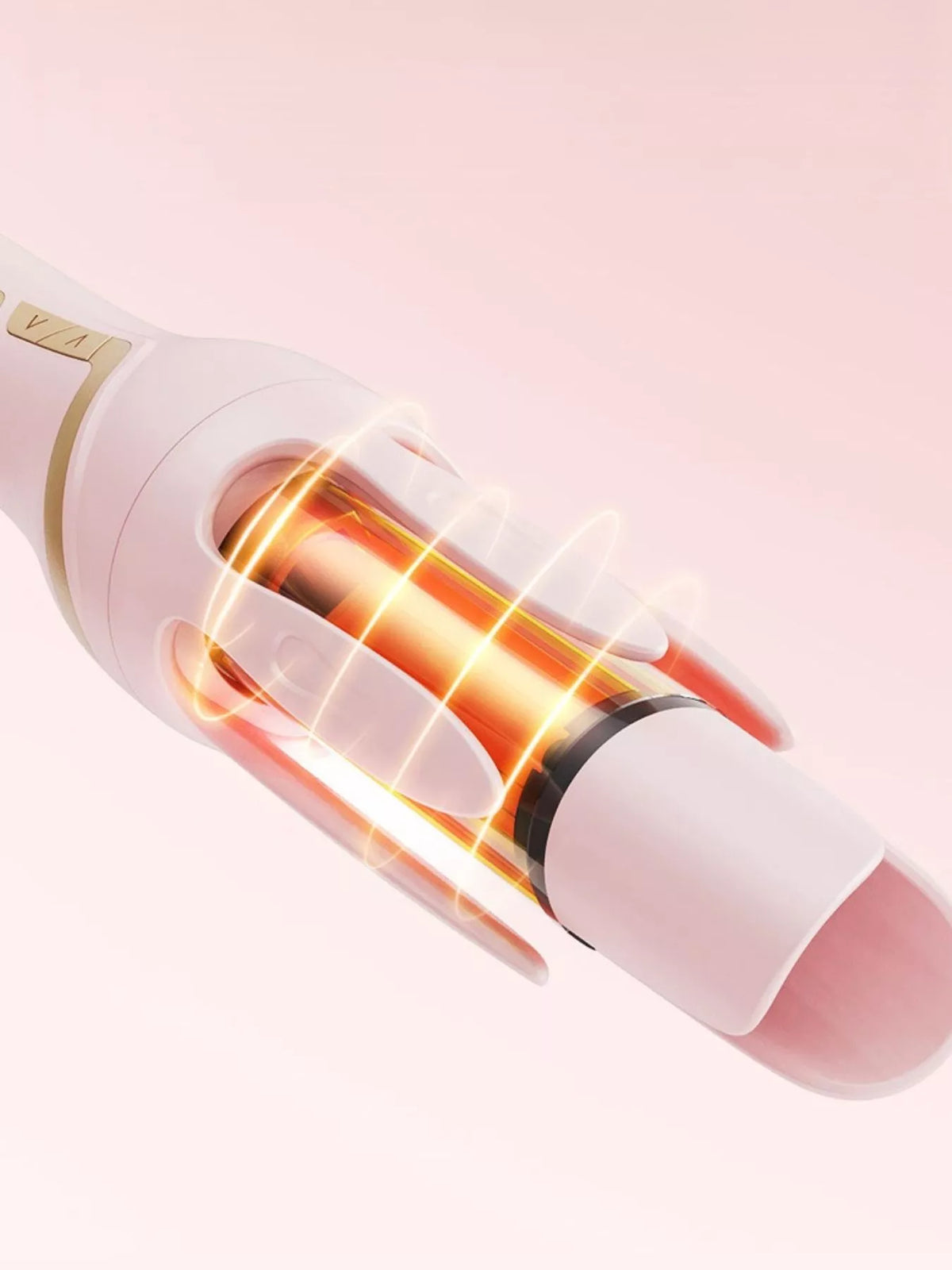 Black automatic curling iron