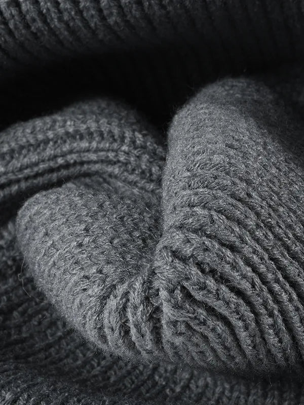Beanie shown in a soft neutral shade