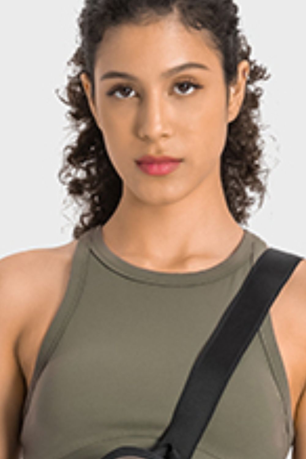 Racerback Cropped Sports Tank view 14
