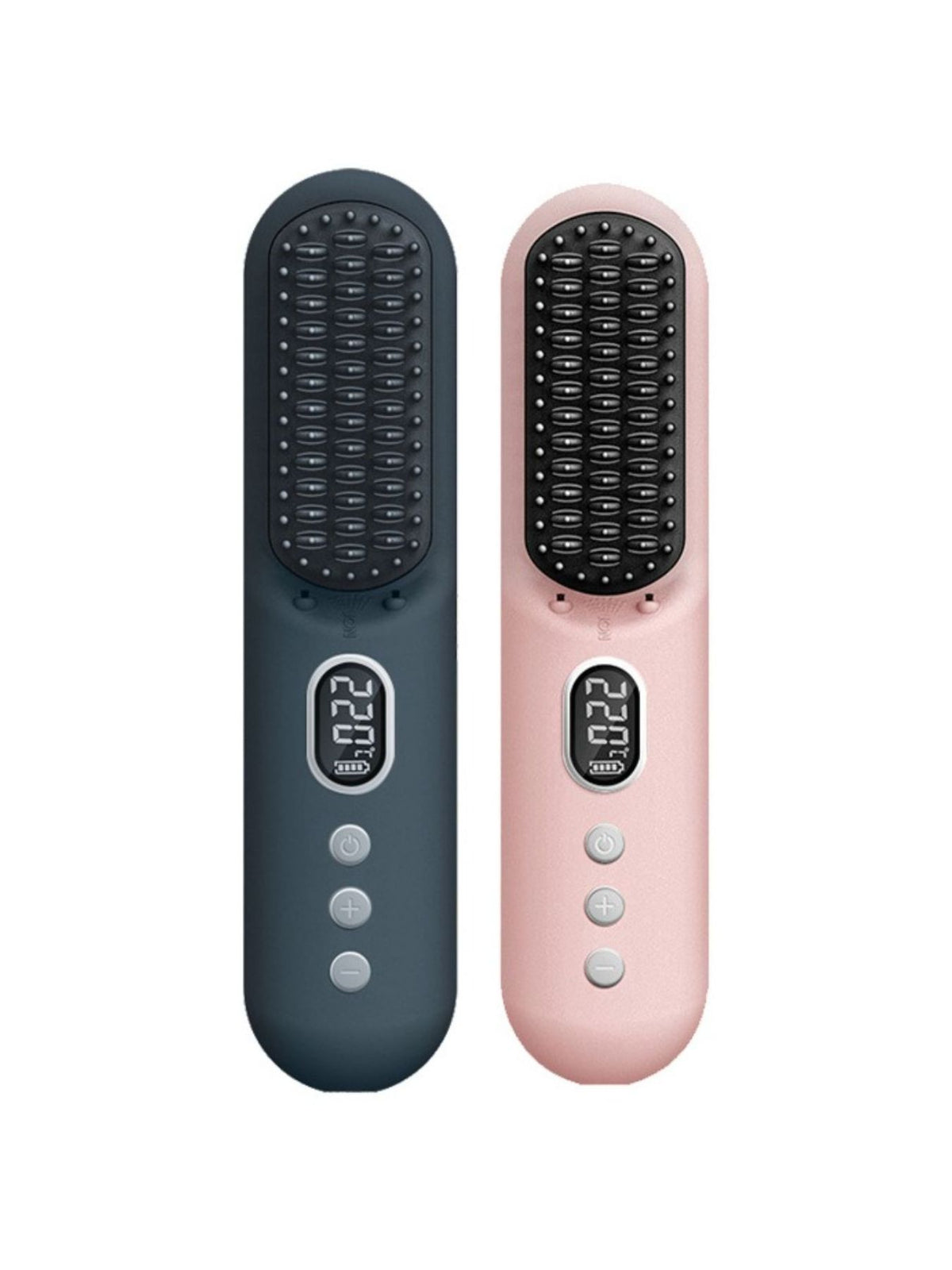 Ionic comb bristle angle view