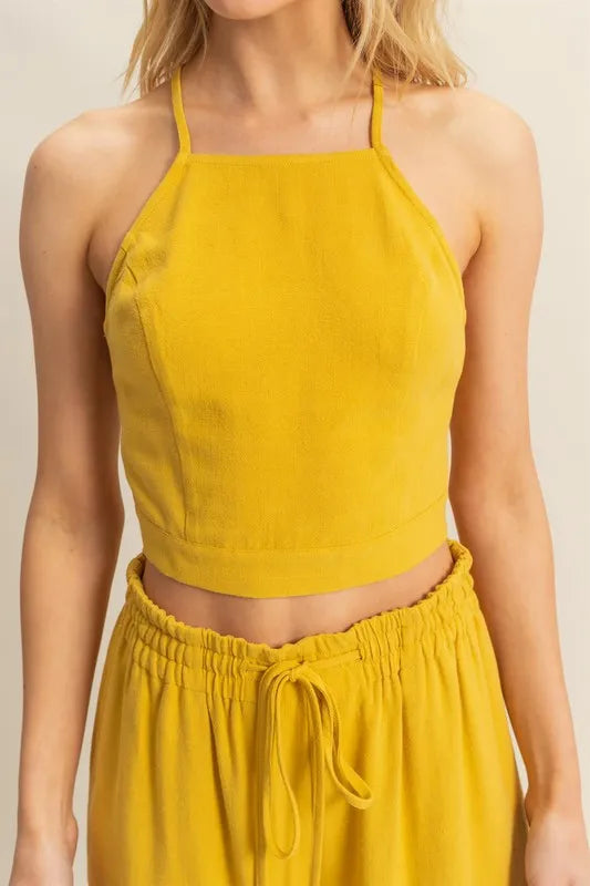 HYFVE Crop Top and Cargo Pants Set - Fashorio