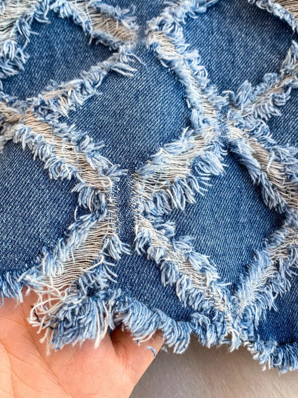 Coordinated denim set full look