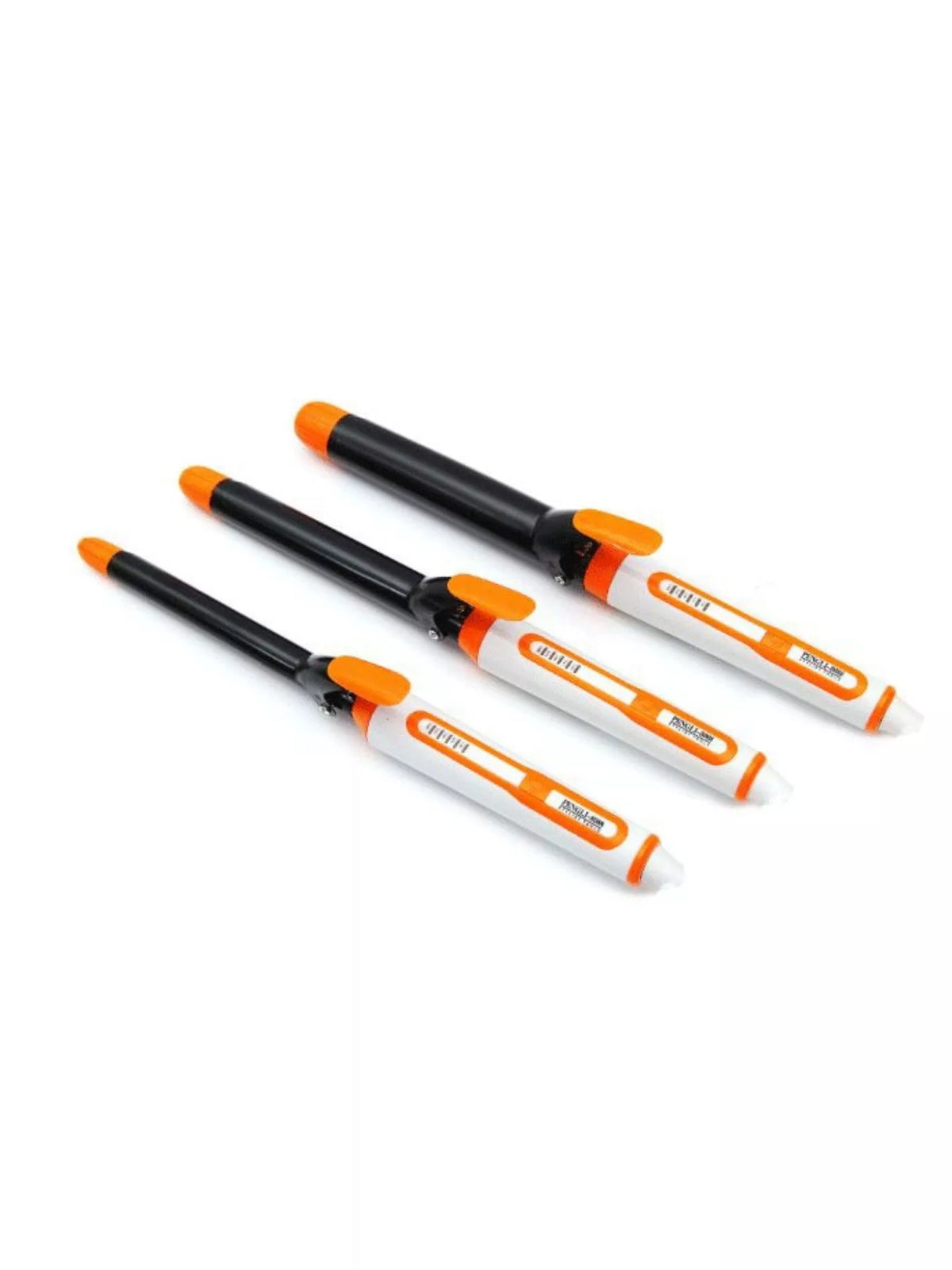 Adjustable temperature curling iron front view