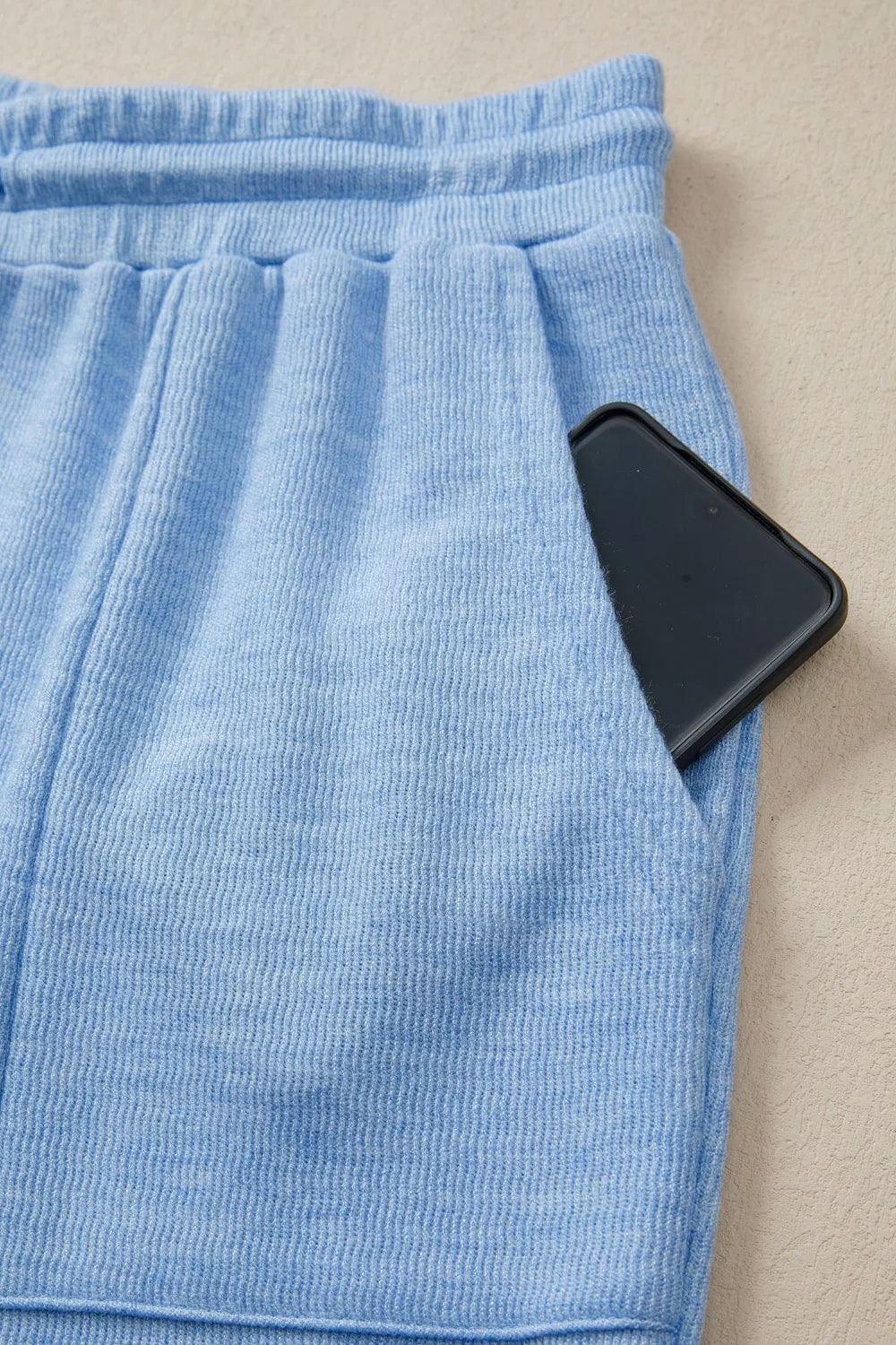 Cap sleeve top and jogger set fit view