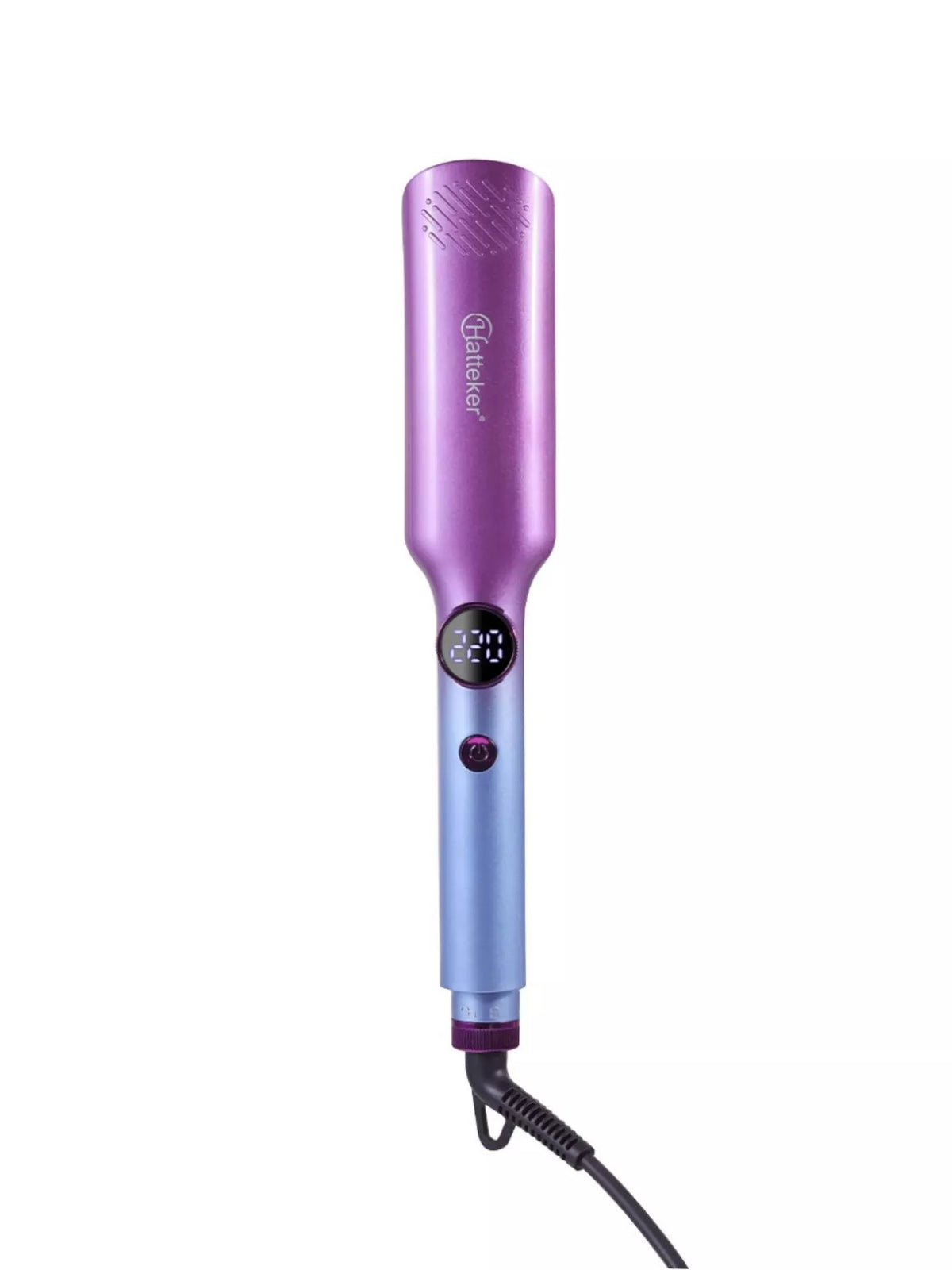 Mauve curling iron side profile