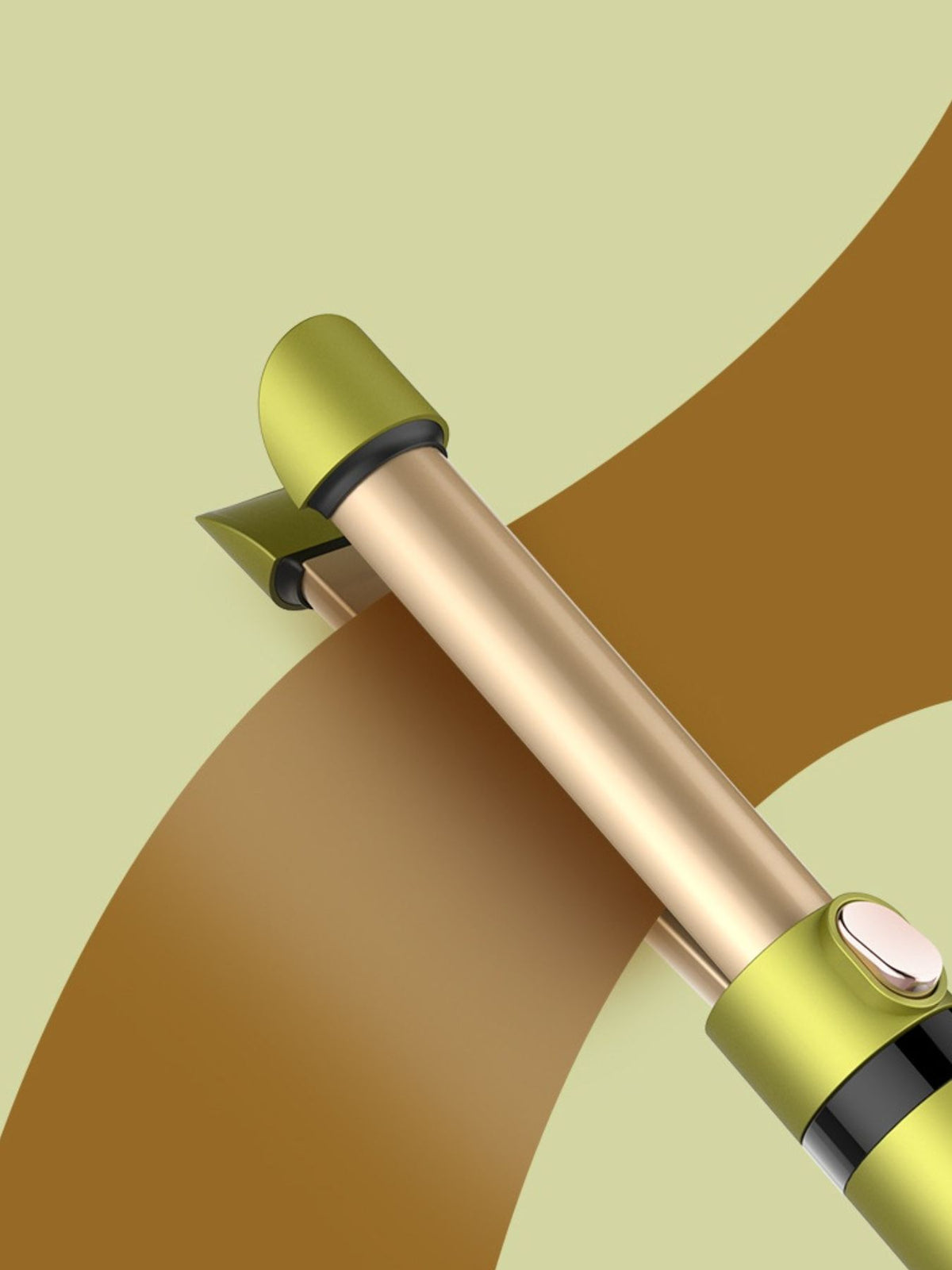 Curling iron side profile