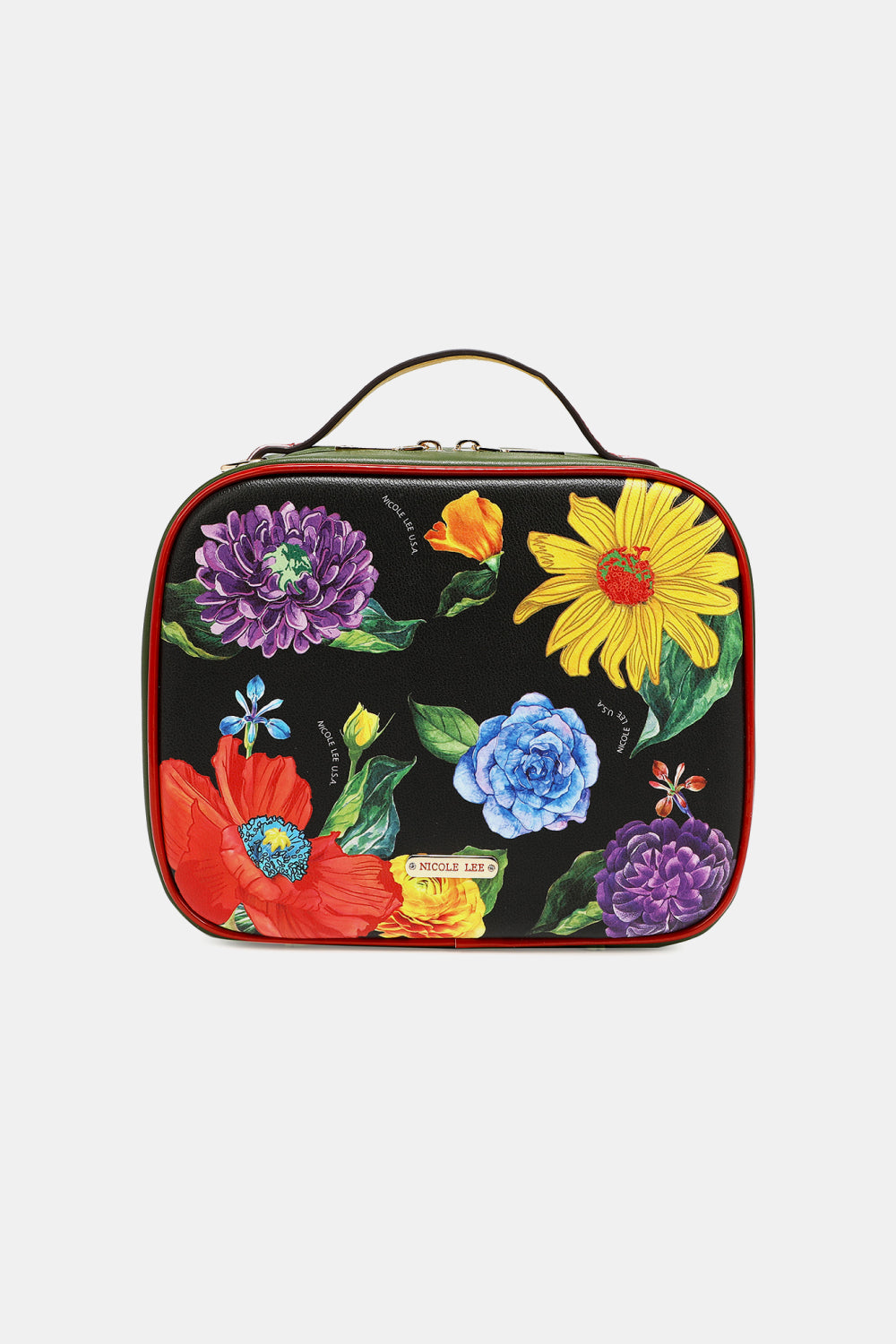 Nicole Lee USA Printed Handbag with Three Pouches Be My Valentine One Size - Fashorio