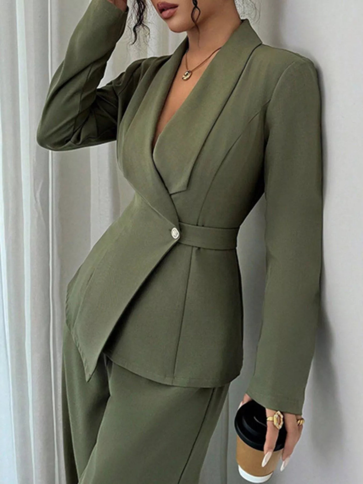 Blazer set full outfit