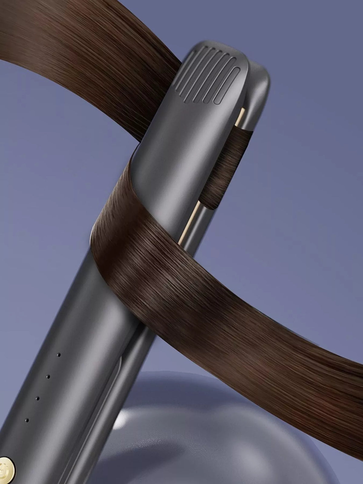 White 2 in 1 hair straightener