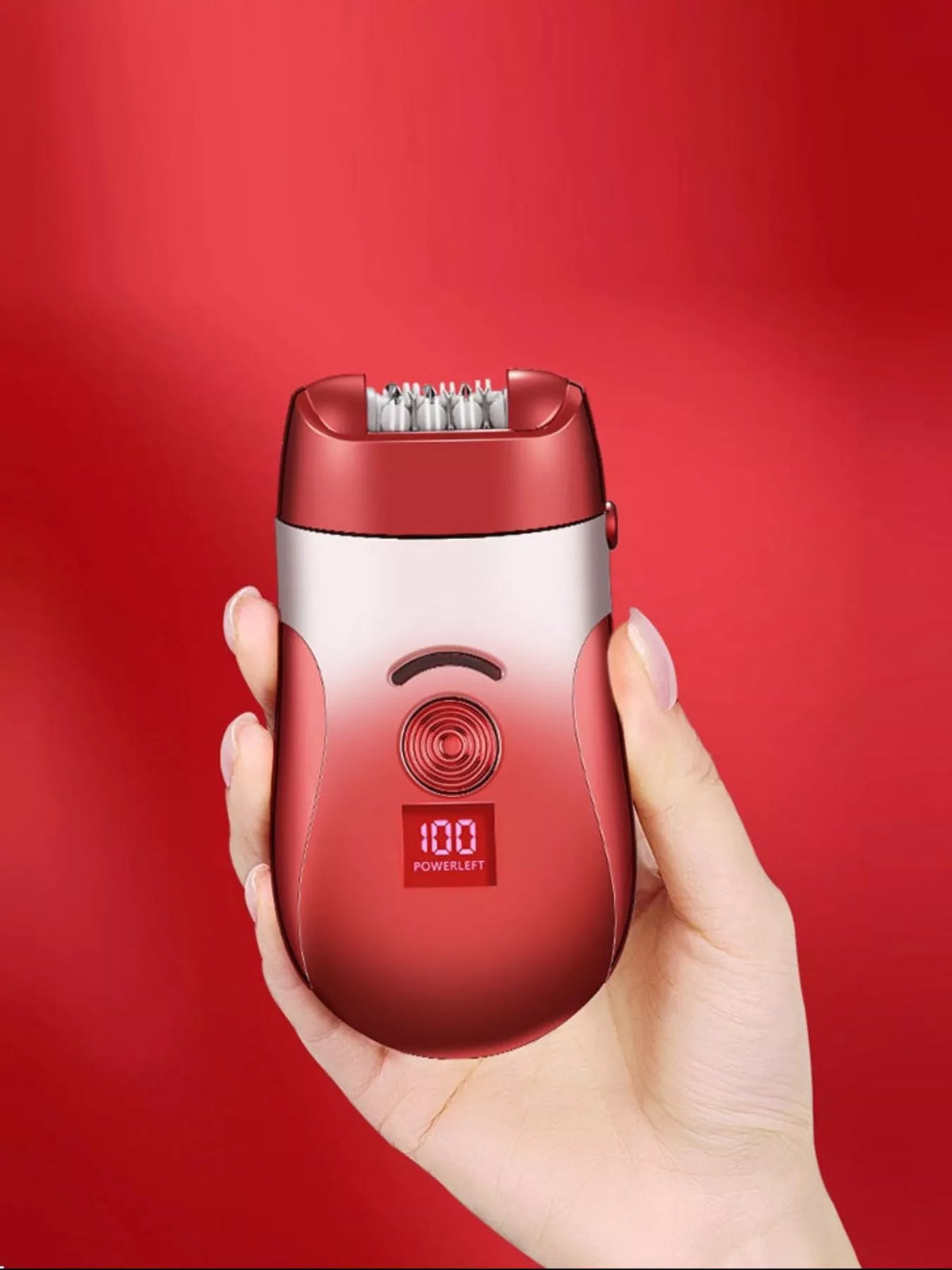 Painless hair removal device front view