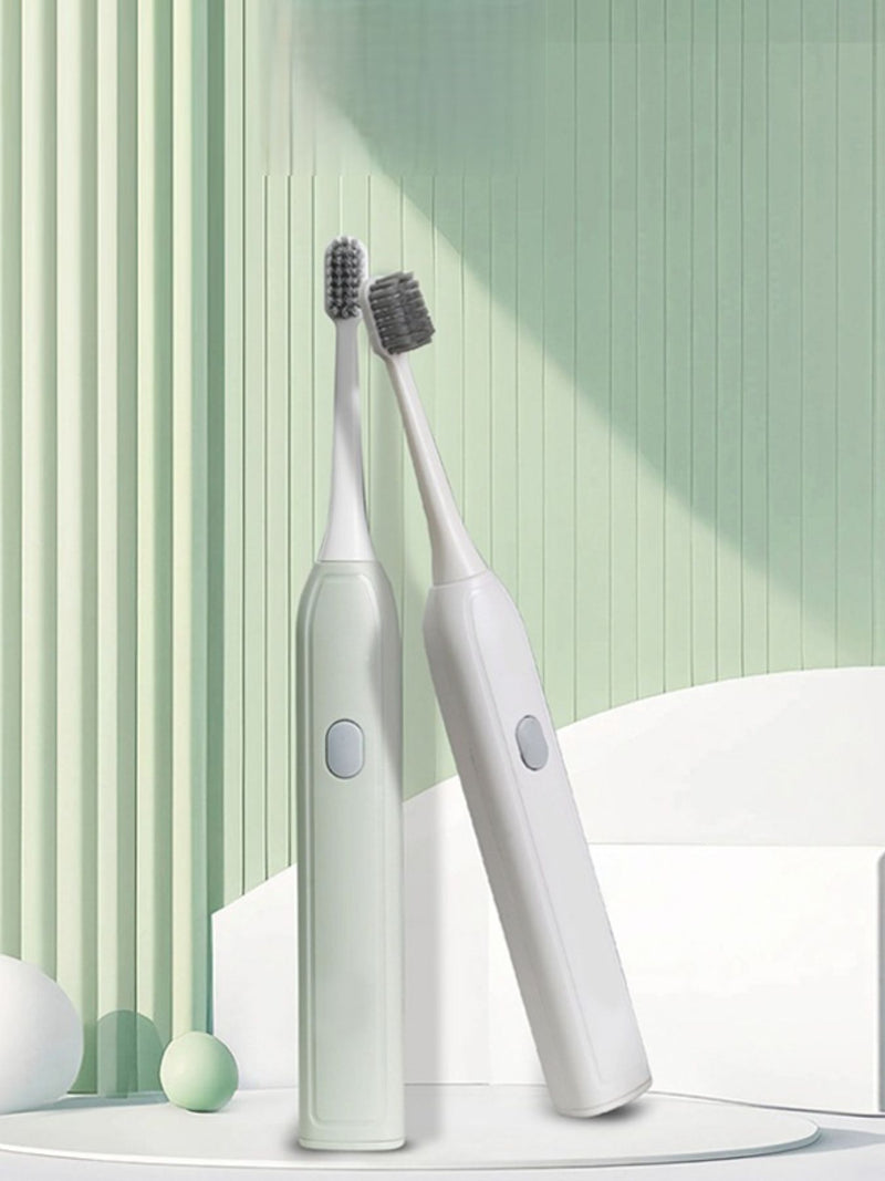 Portable electric toothbrush full view