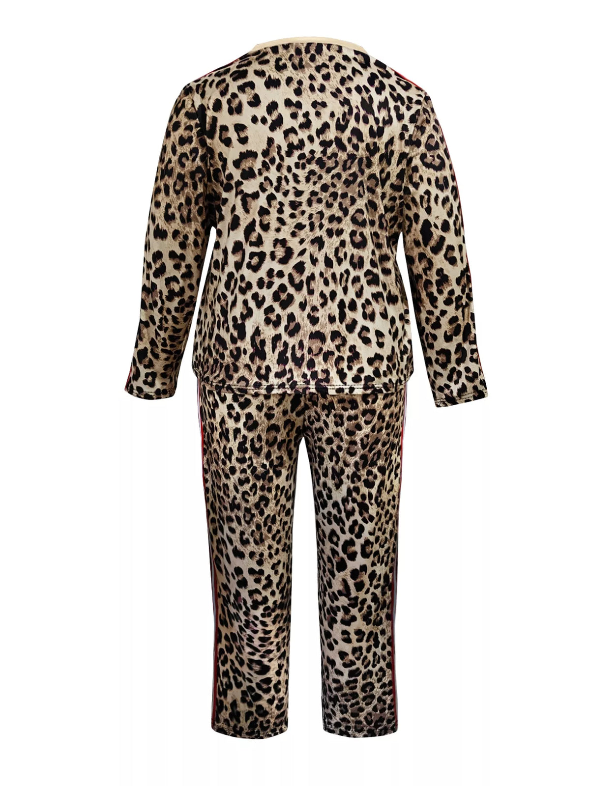 Leopard print fabric close up