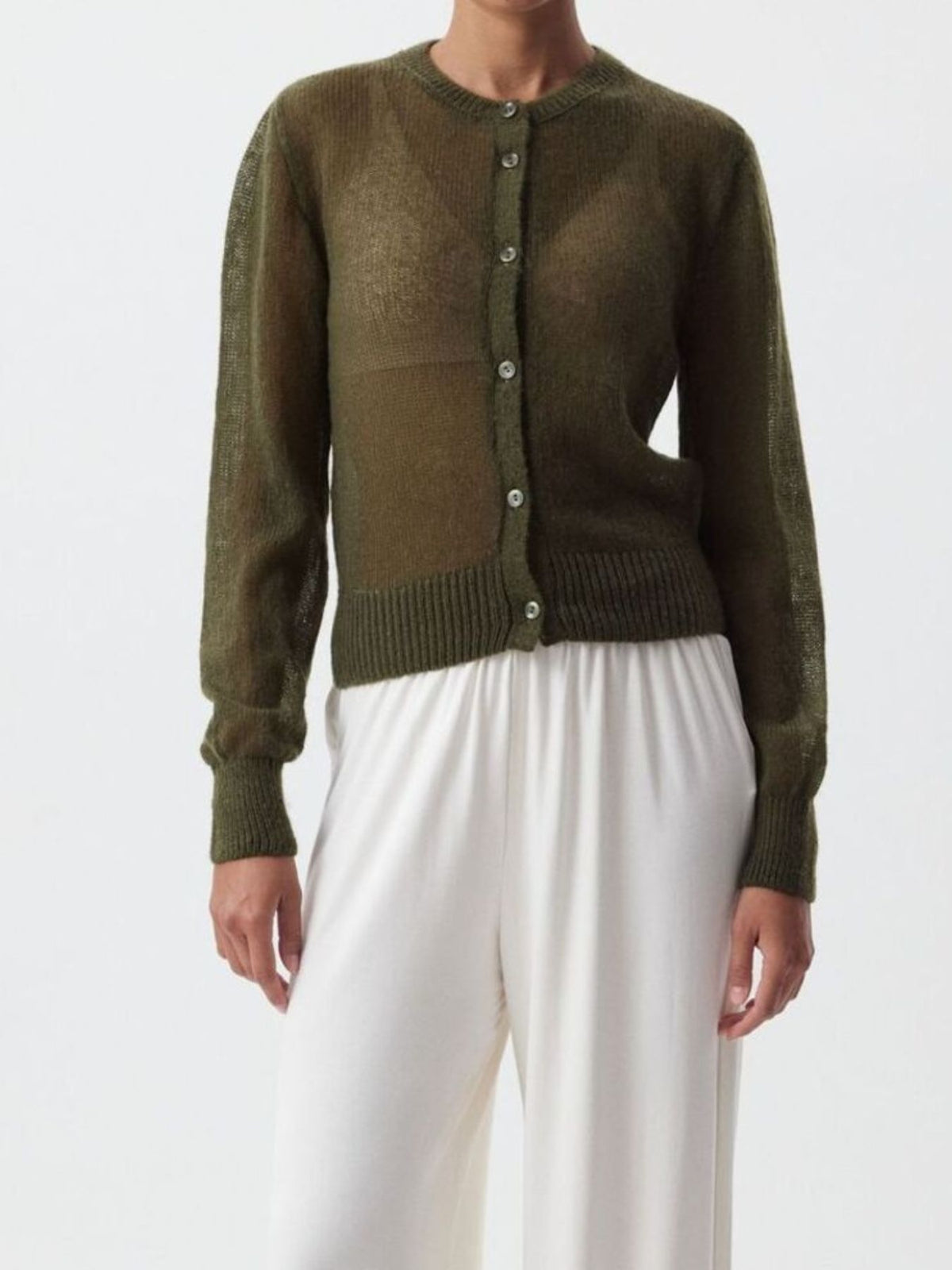 Button up cardigan full length