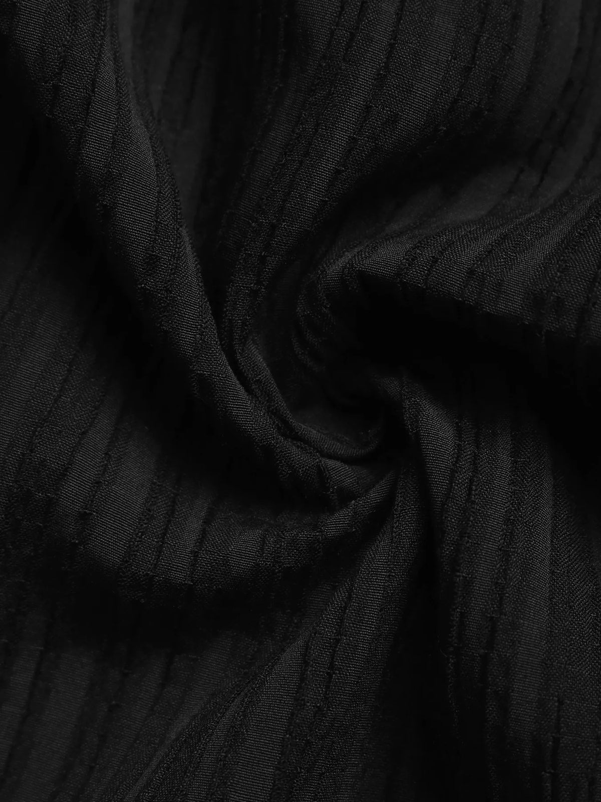 black halter neck pleated maxi dress front view 2