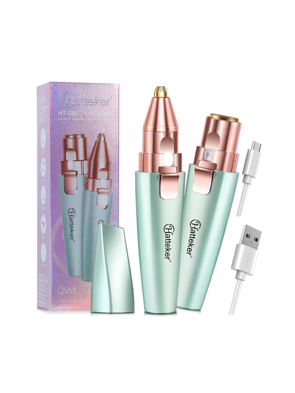 Epilator cleaning brush accessory