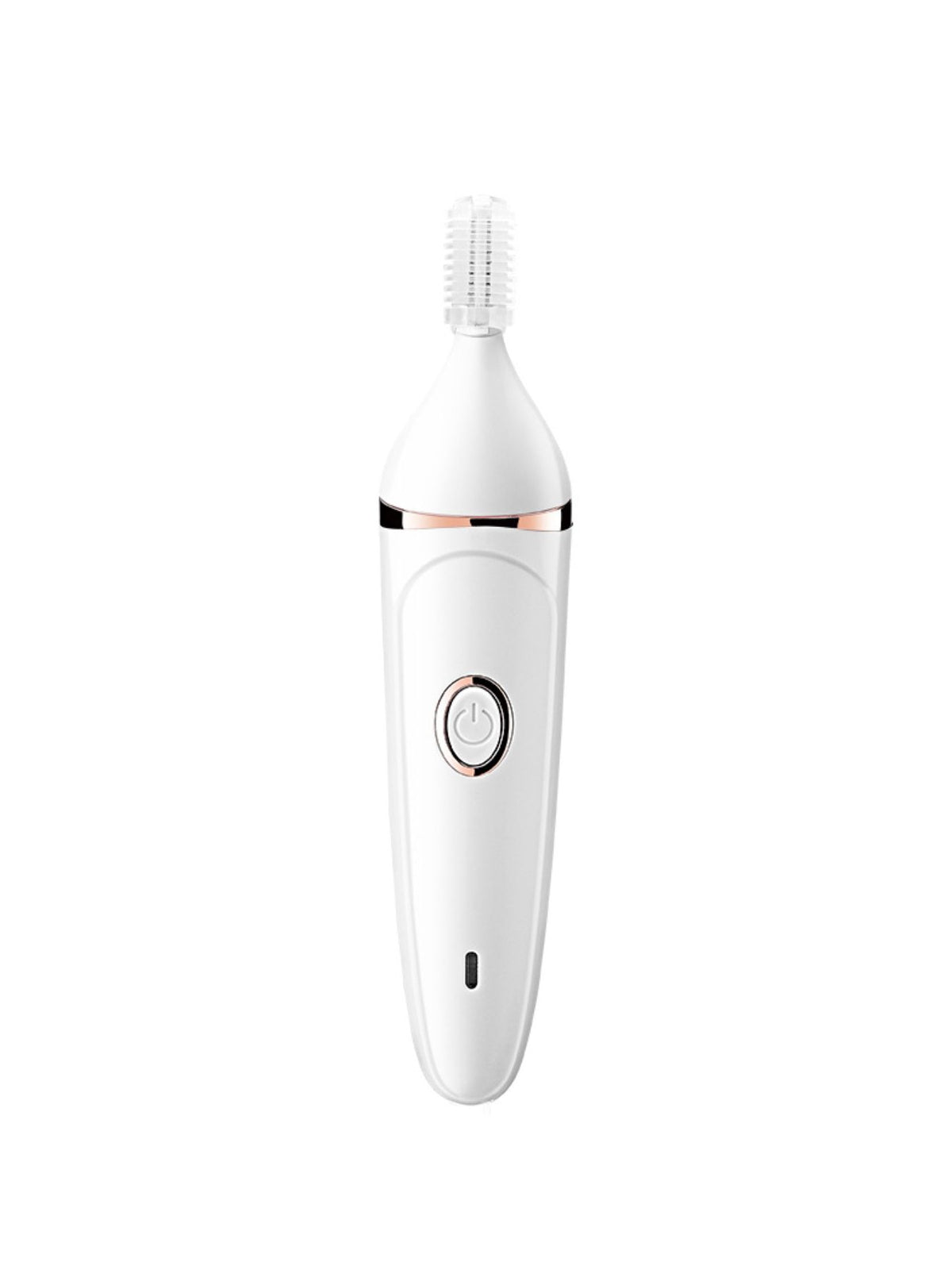 Epilator held in hand