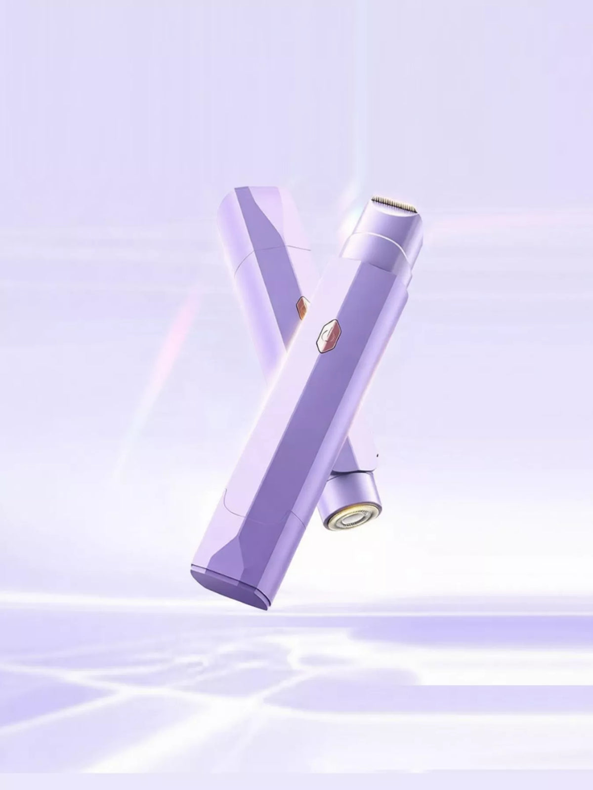 Epilator control button detail