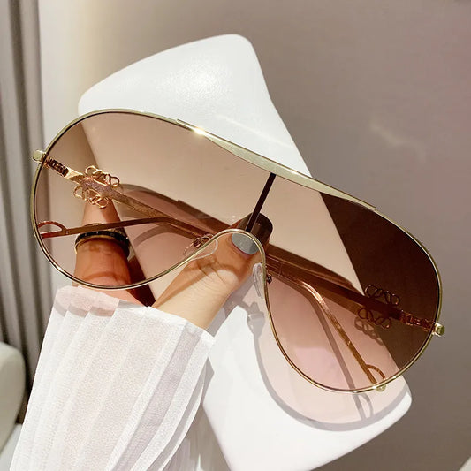 Gradient Aviator Sunglasses styleA One Size - Fashorio