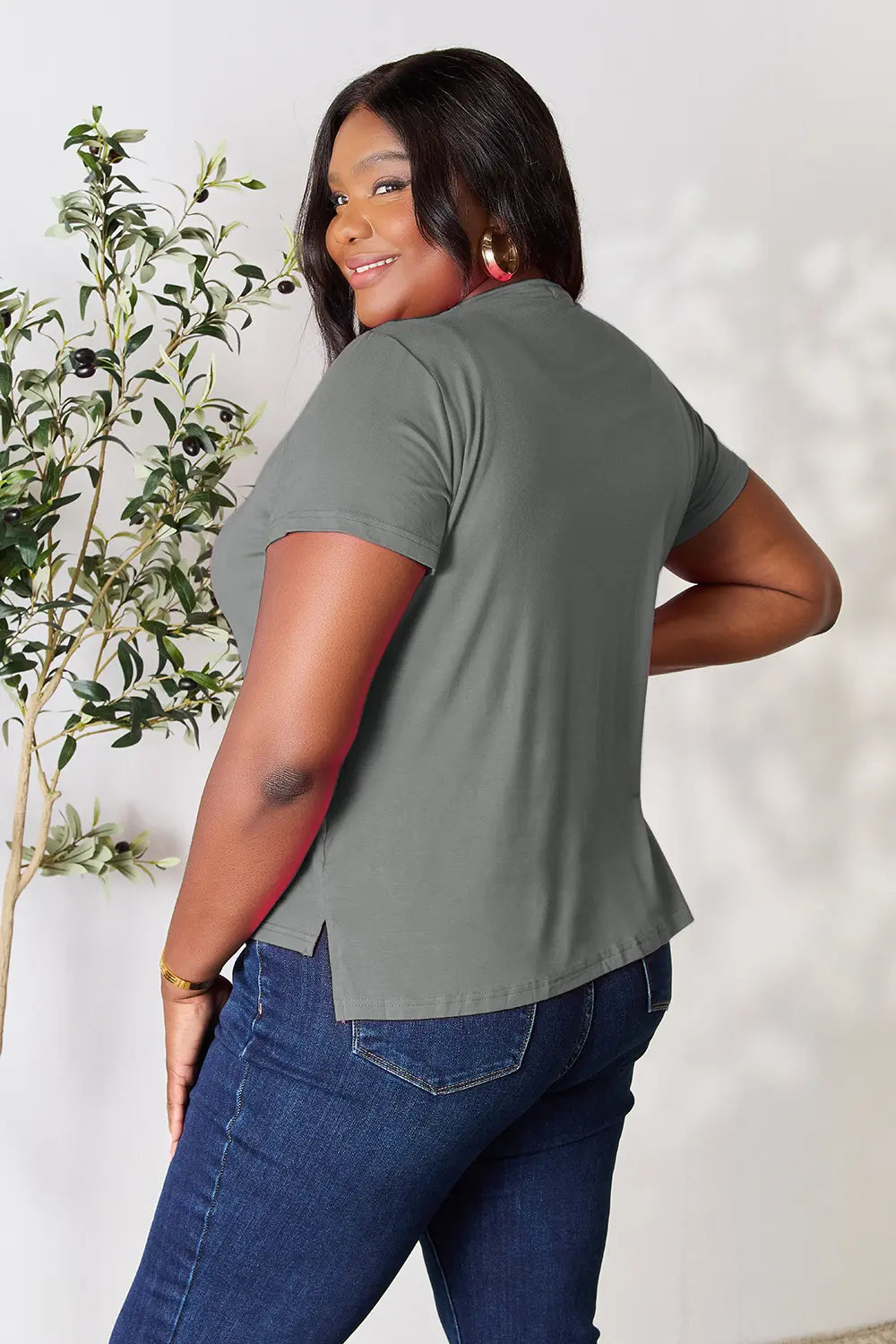 Round Neck Short Sleeve Top, view 15
