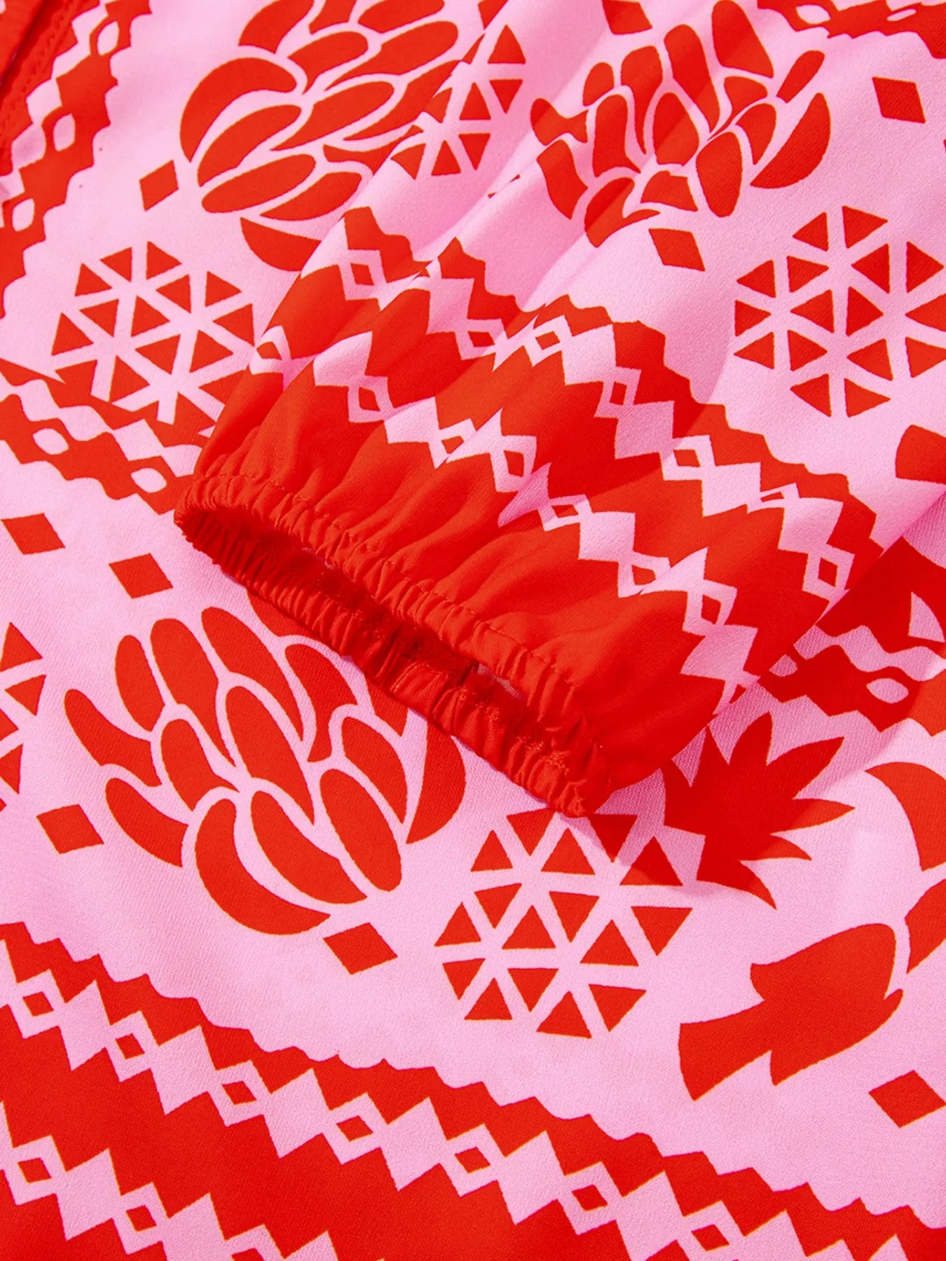 Floral Print Tie-Neck Button Down Shirt - Fashorio