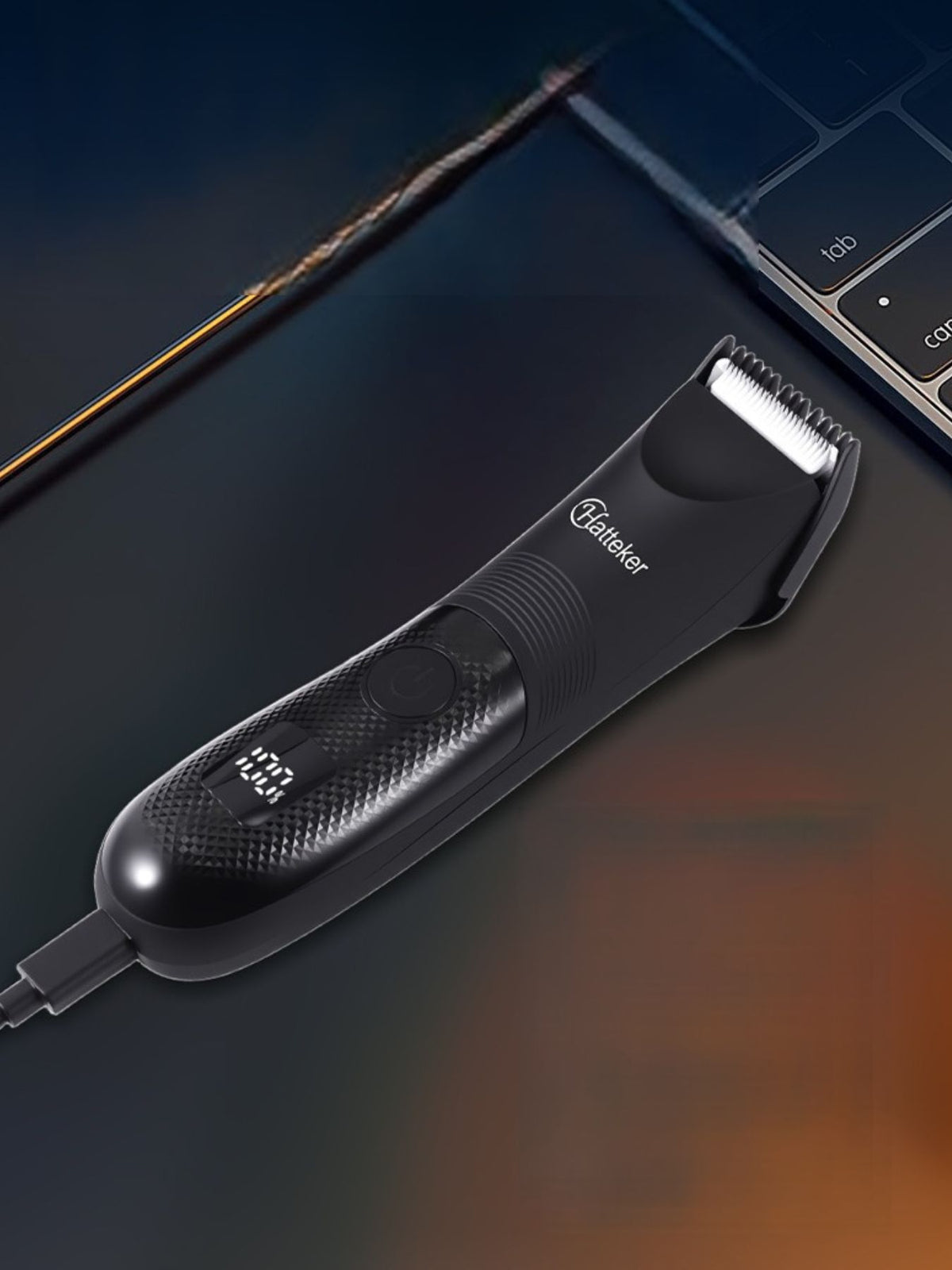 Black cordless epilator