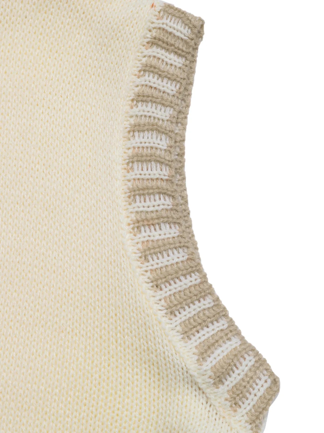 Button Up V-Neck Sweater Vest - Fashorio