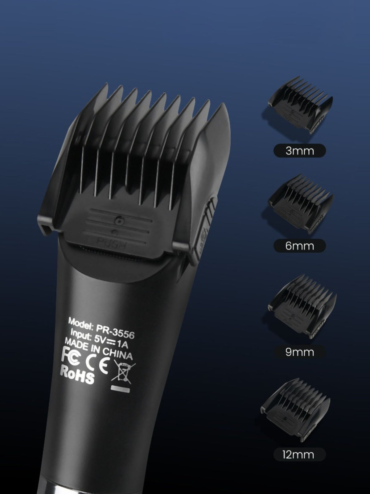 Clipper blade close up detail