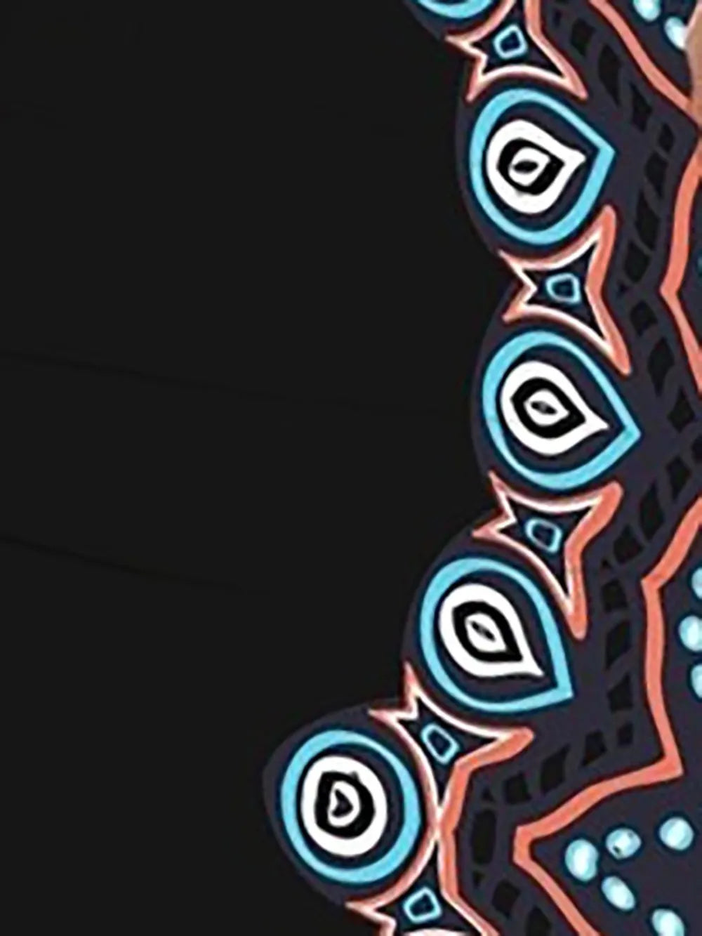 FAM-FAM Cutout Printed Halter Neck One-Piece Swimwear - Fashorio