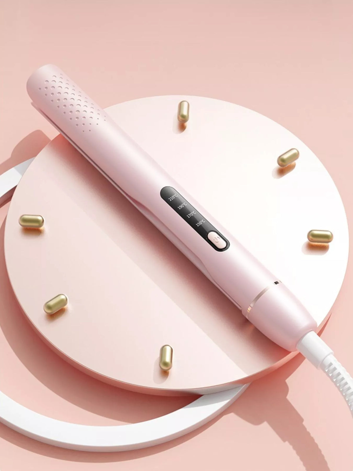 Straightener temperature controls