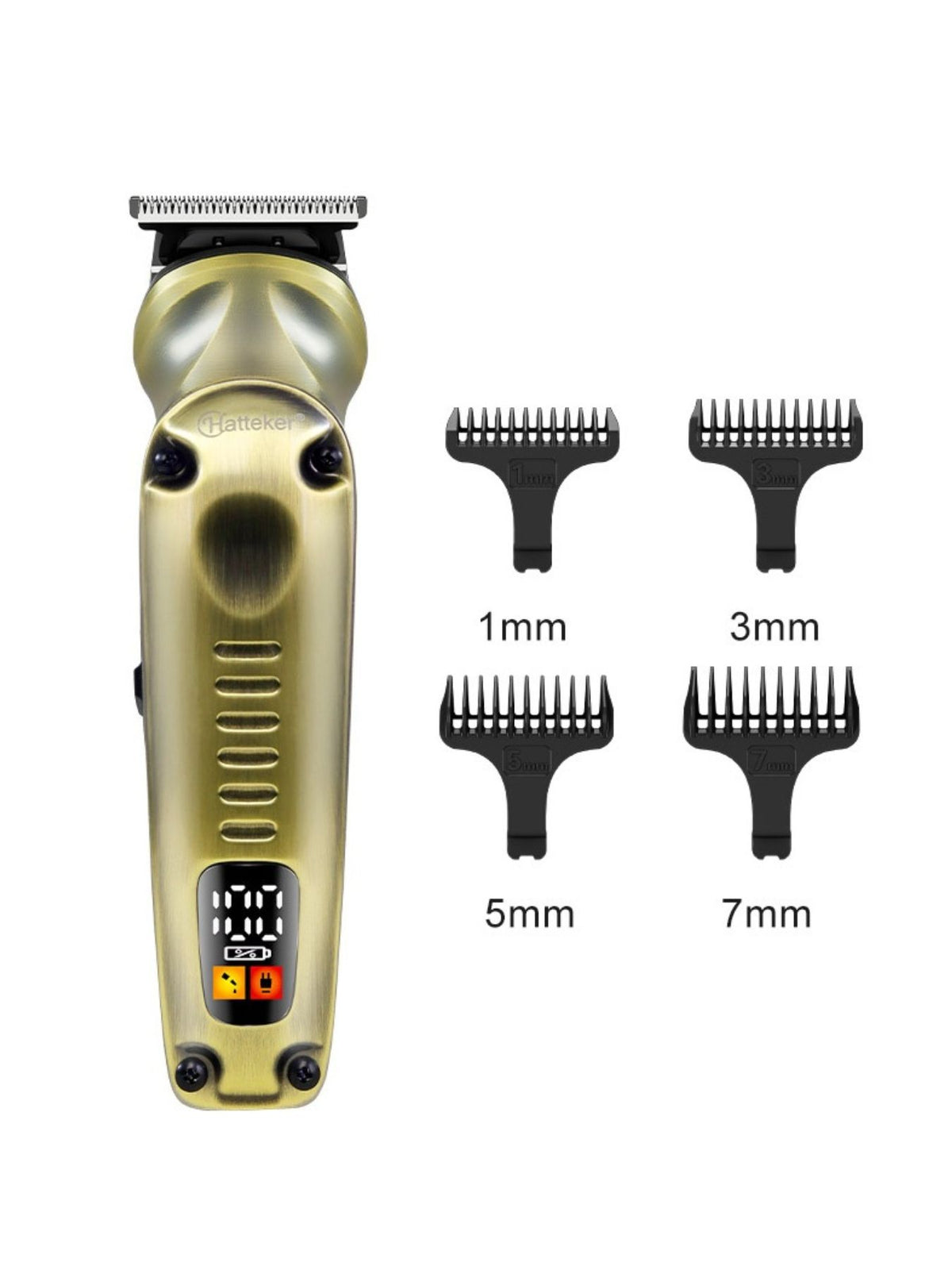 Hair clipper held in hand