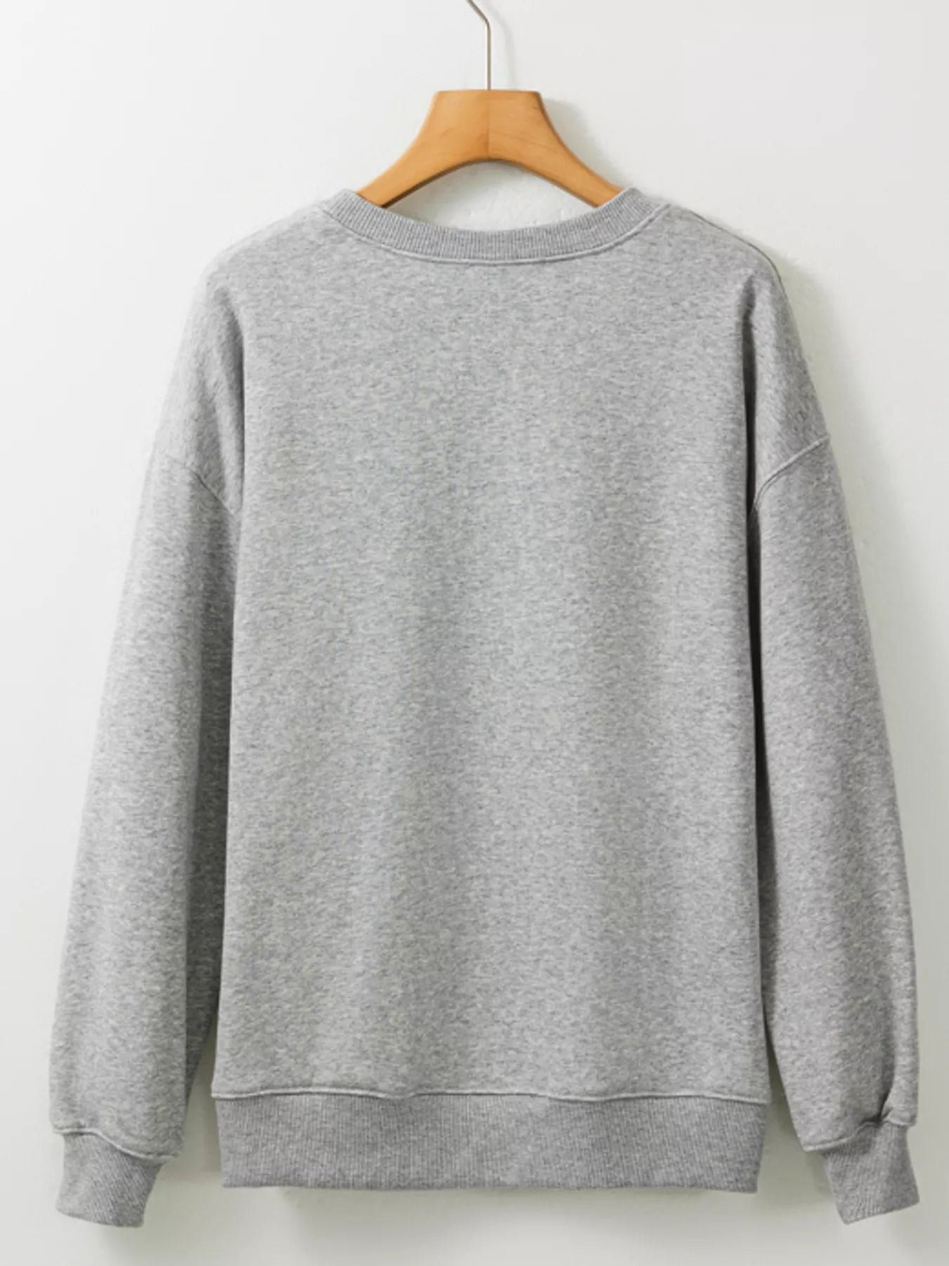 Halloween Ghost Round Neck Sweatshirt - Fashorio