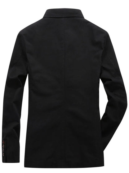 Men's Plus Size Button Up Long Sleeve Blazer - Fashorio