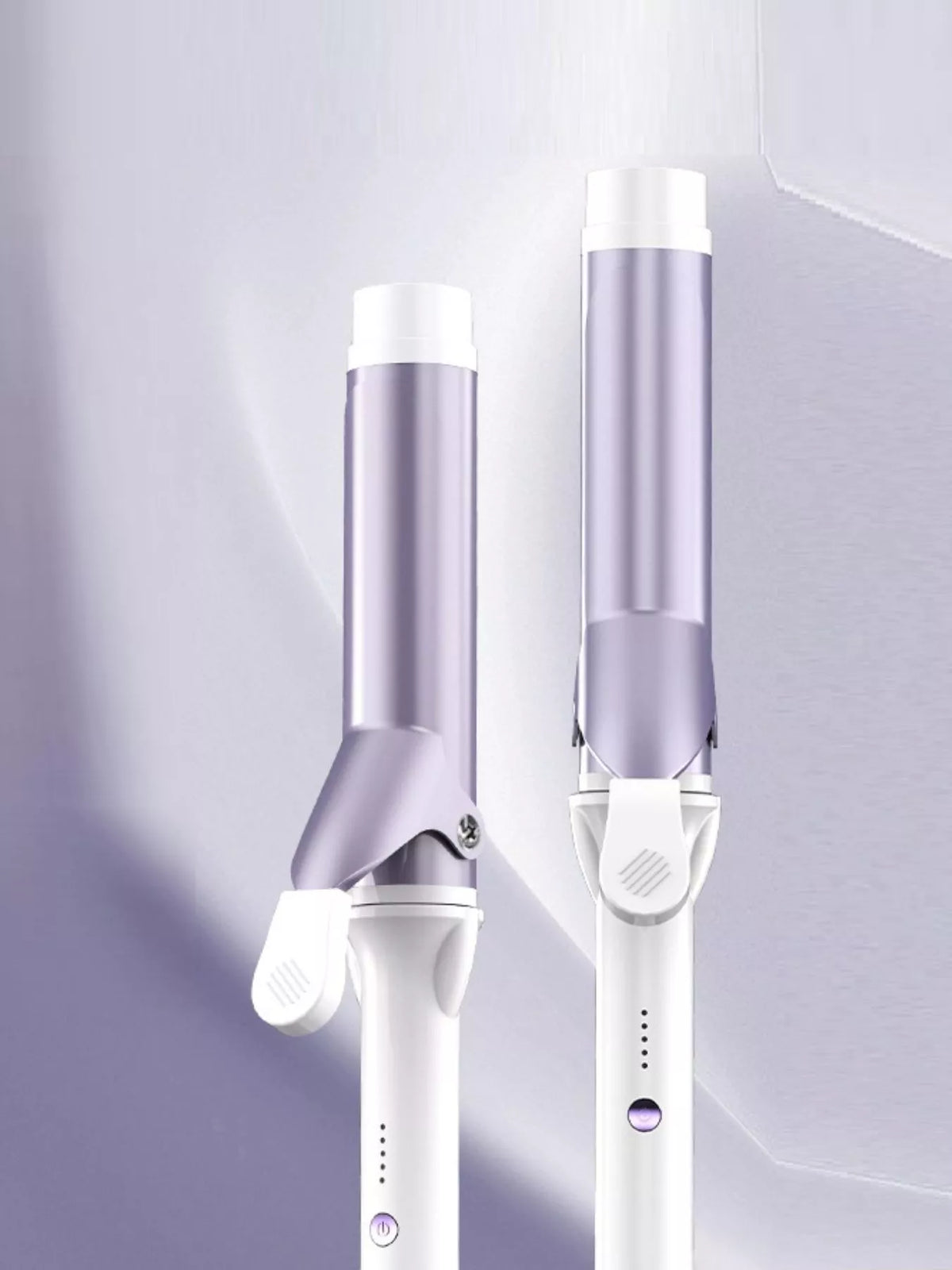 Curling iron with cool tip and grip handle