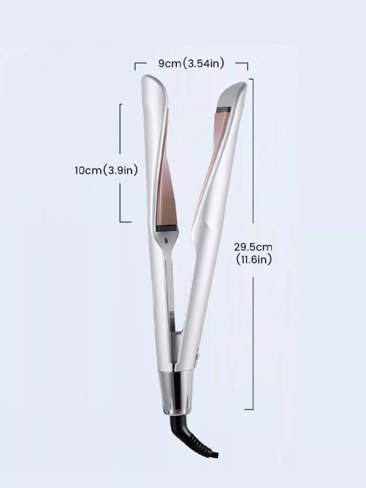 Curling iron packaging contents