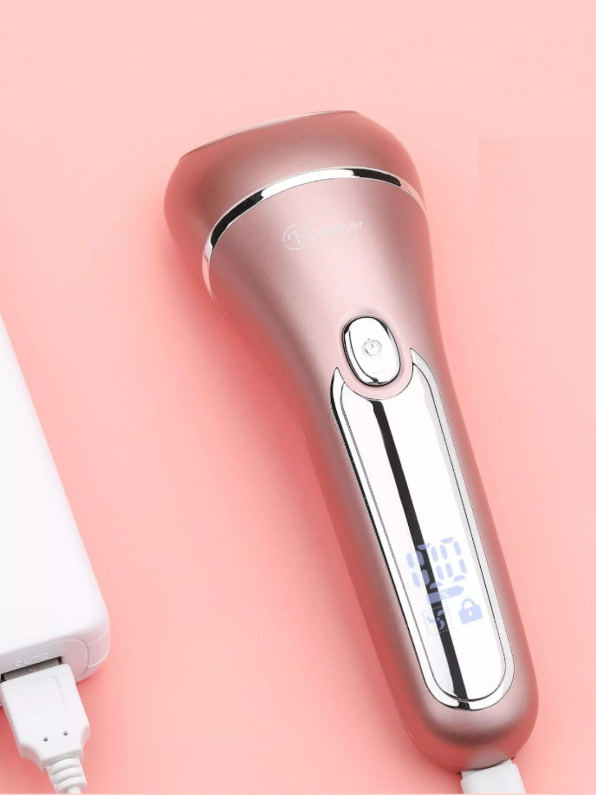 Epilator interchangeable heads laid out