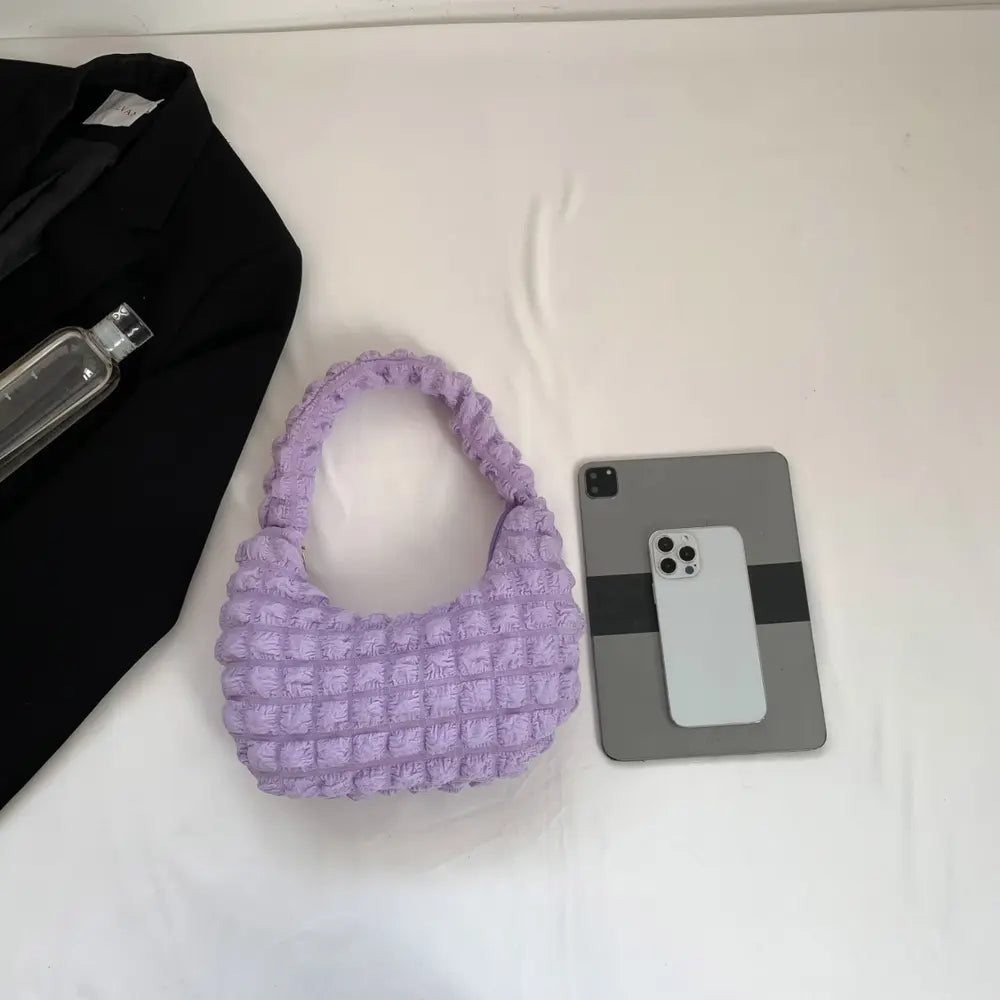 Small Texture Handbag - Fashorio