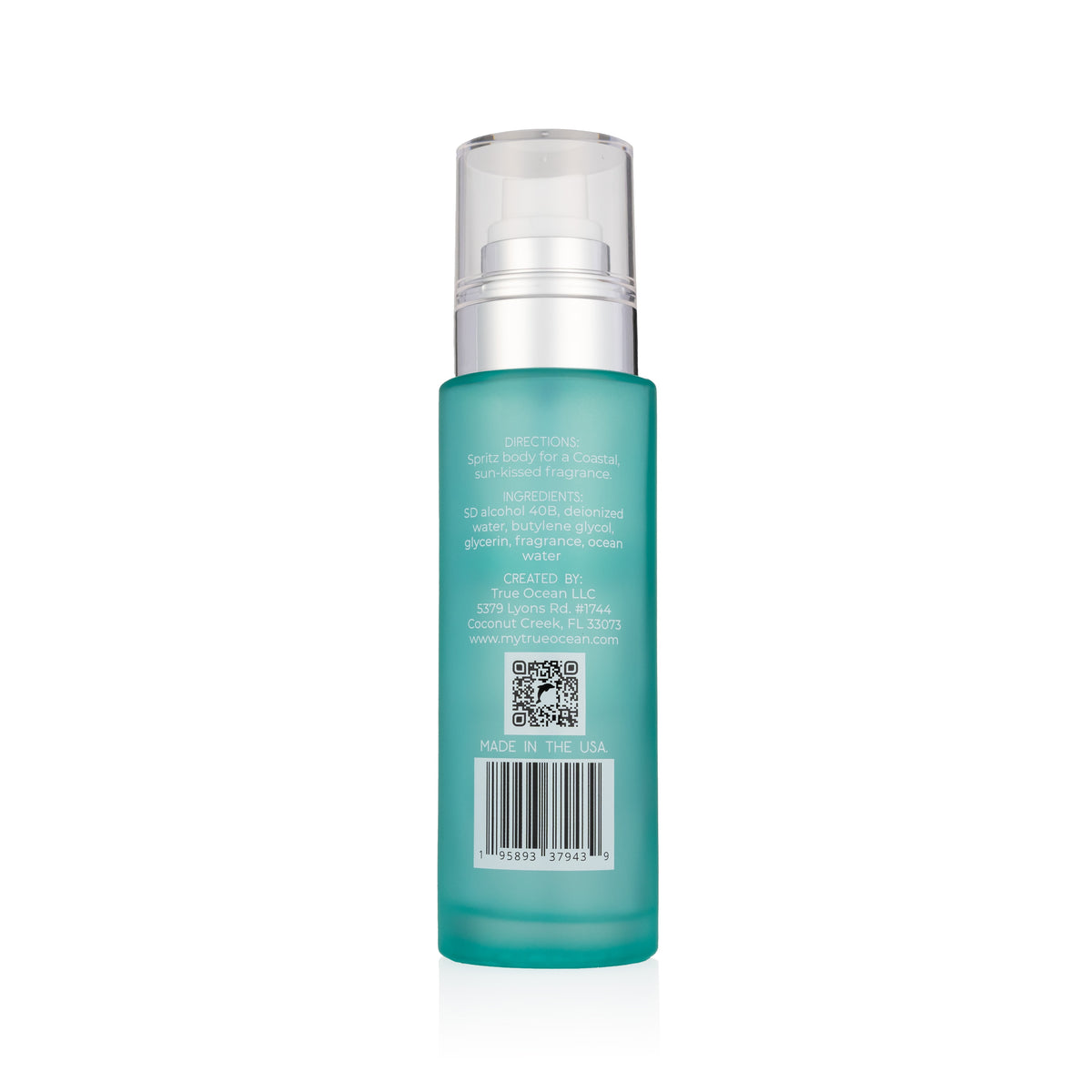 True Ocean body spray clean breezy fragrance