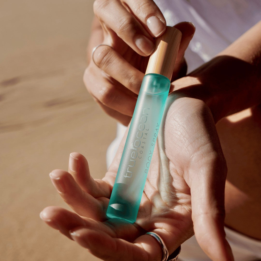 True Ocean mini body spray for travel