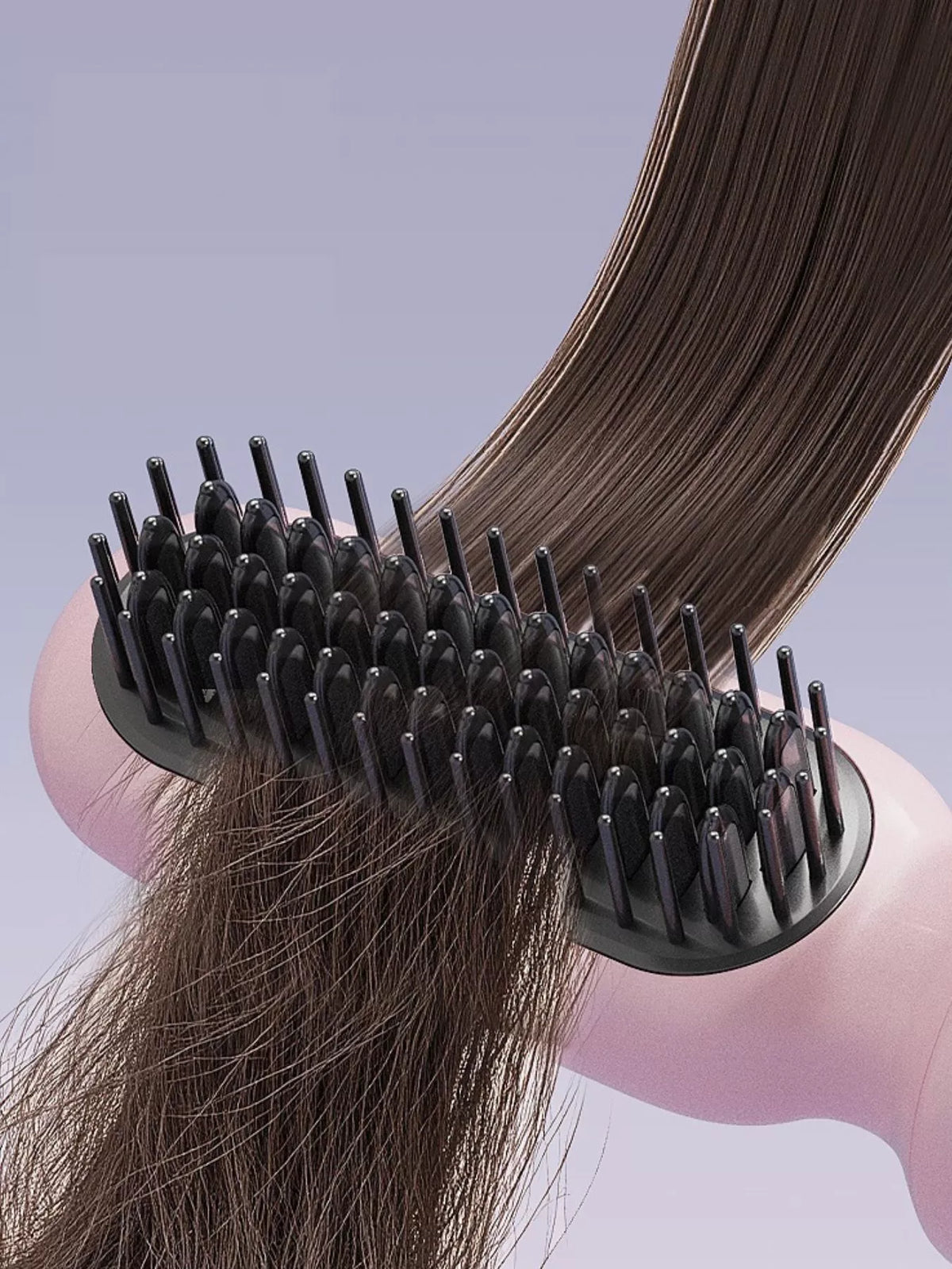 Curling iron with power cord