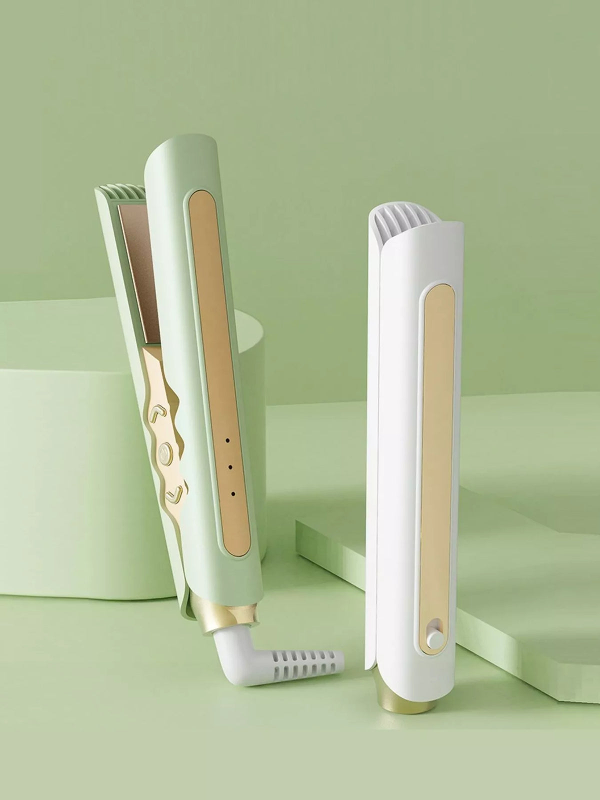 Gum leaf fast heating hair straightener