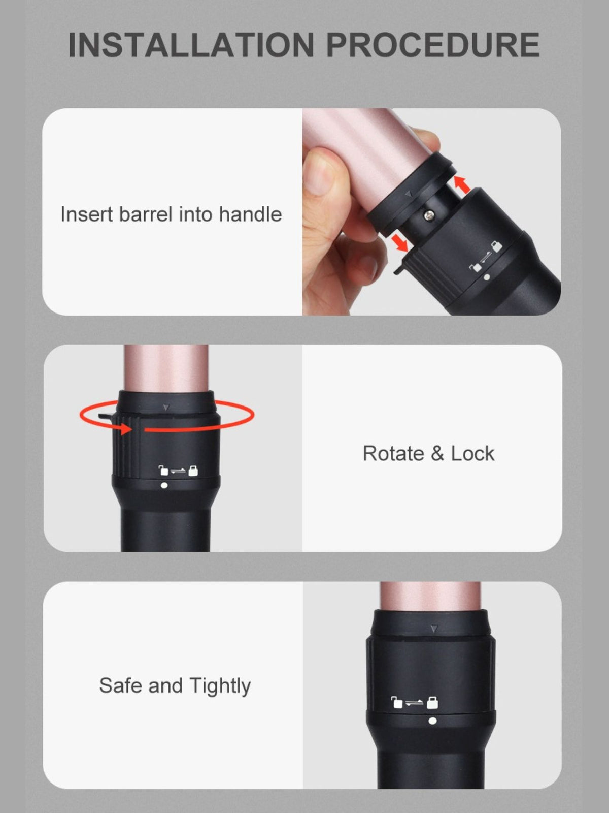 Curling iron temperature controls
