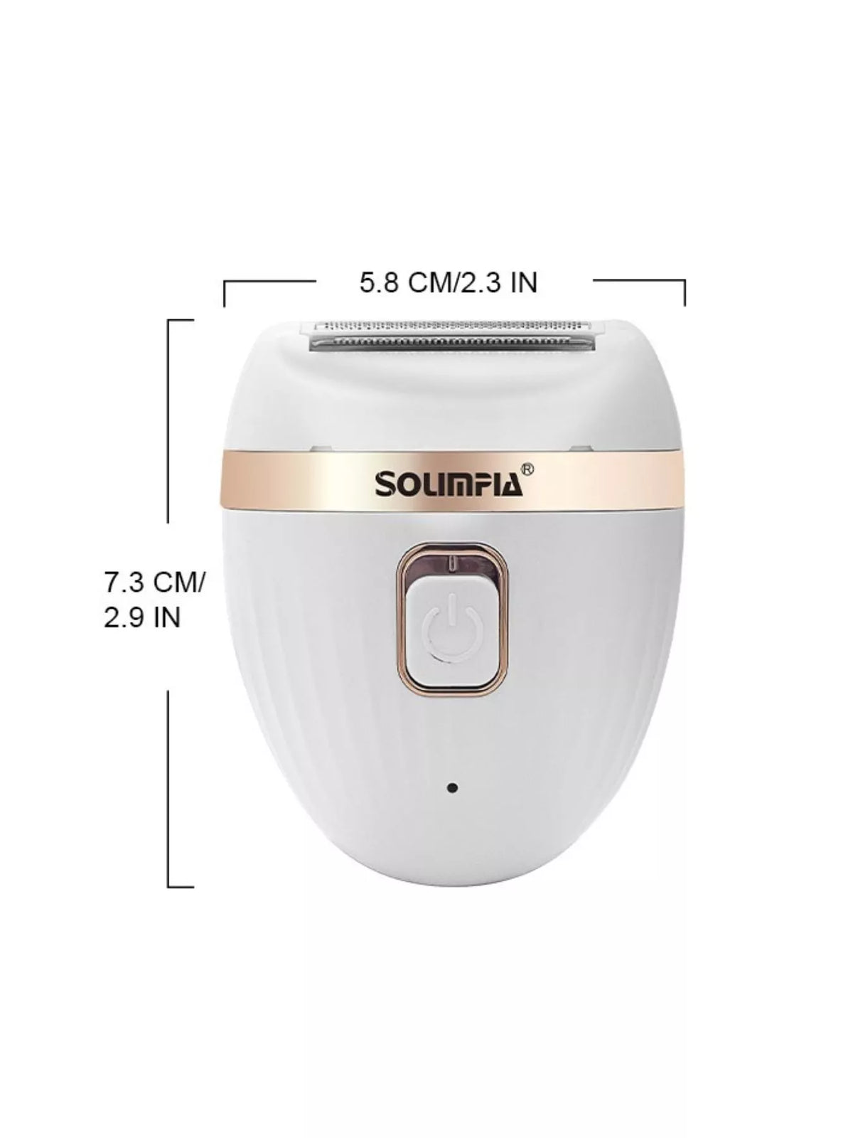 Portable epilator with charging cable