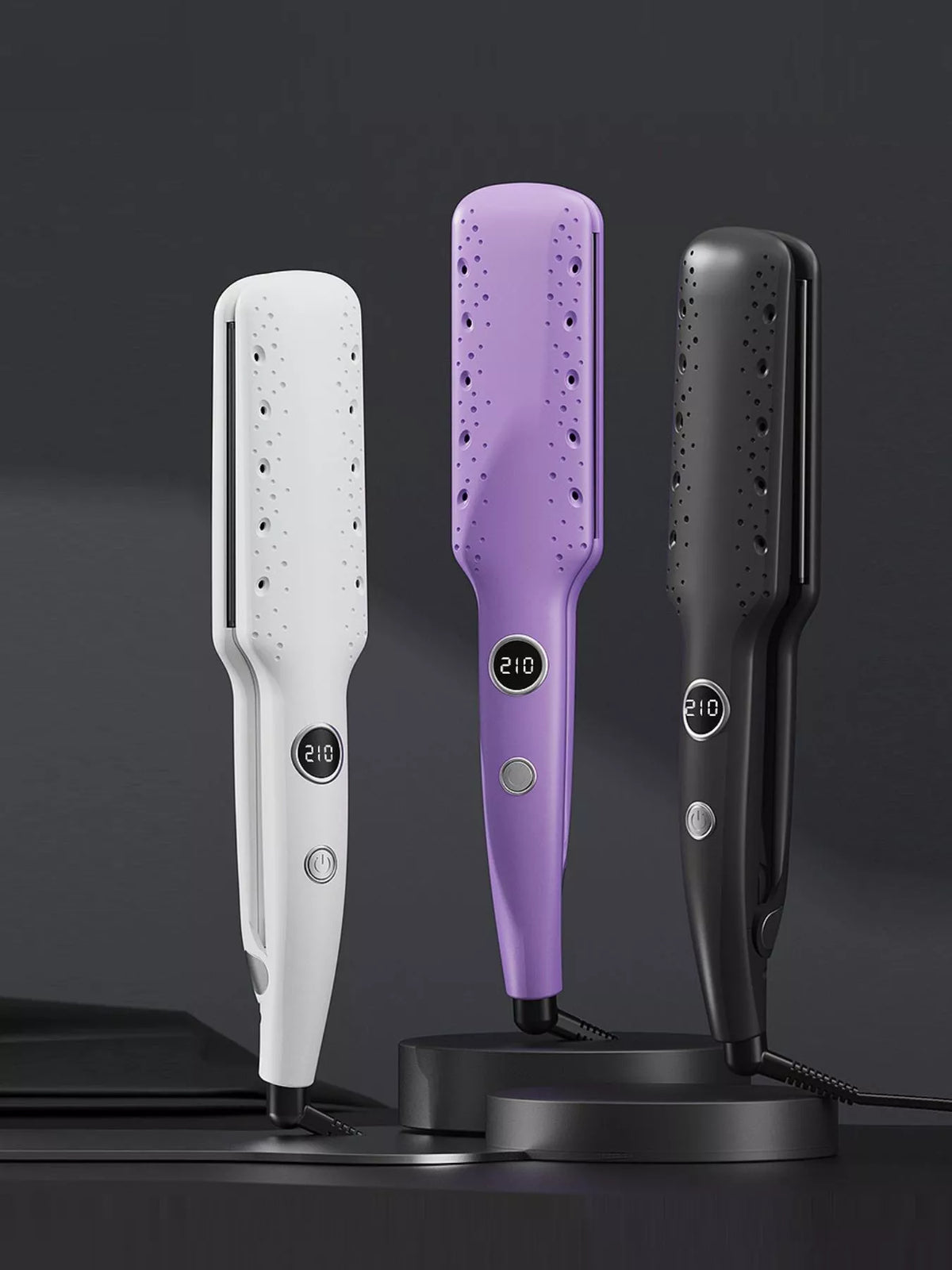 Hair straightener lavender color view