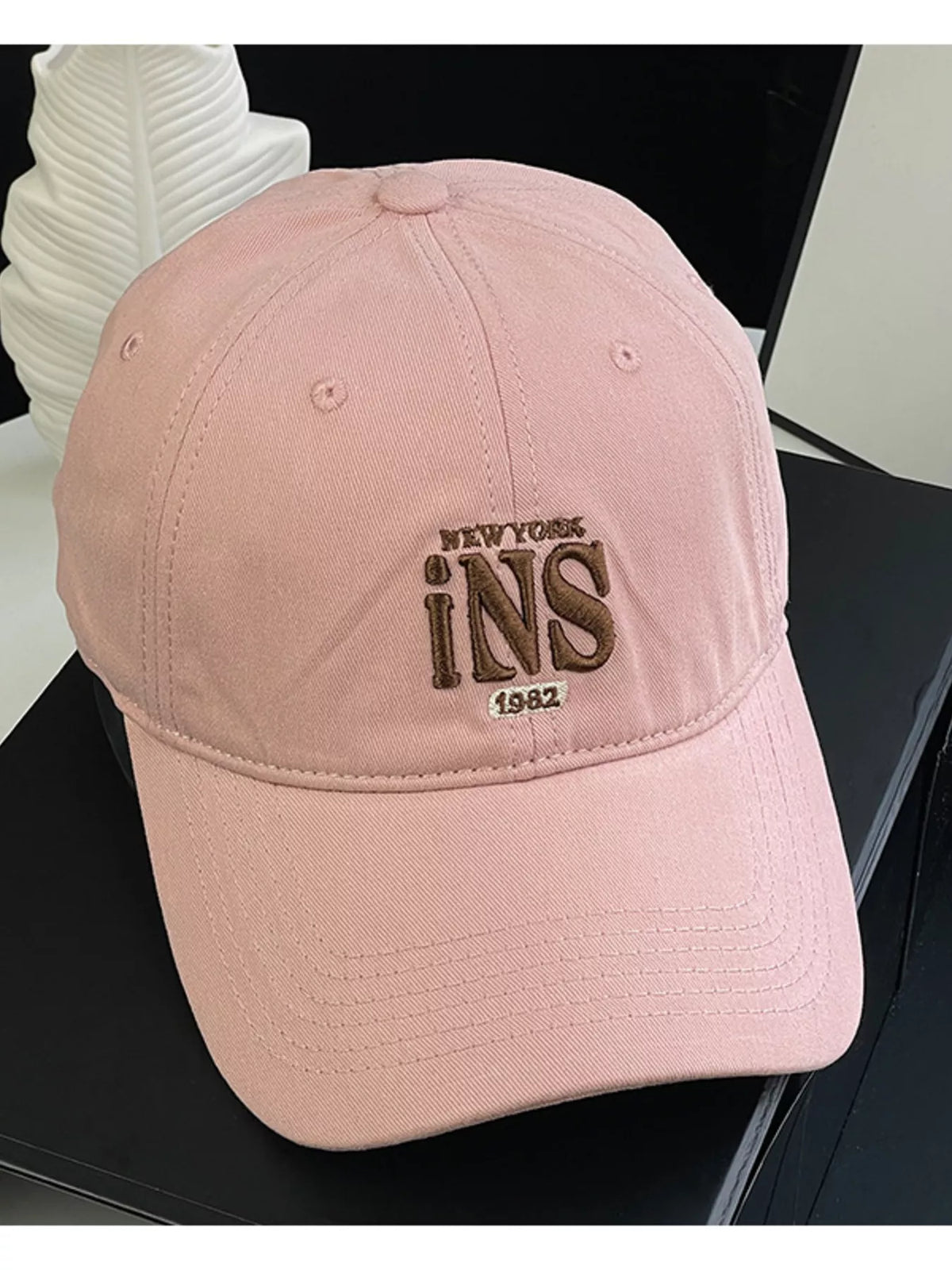 Back view of the embroidered baseball cap